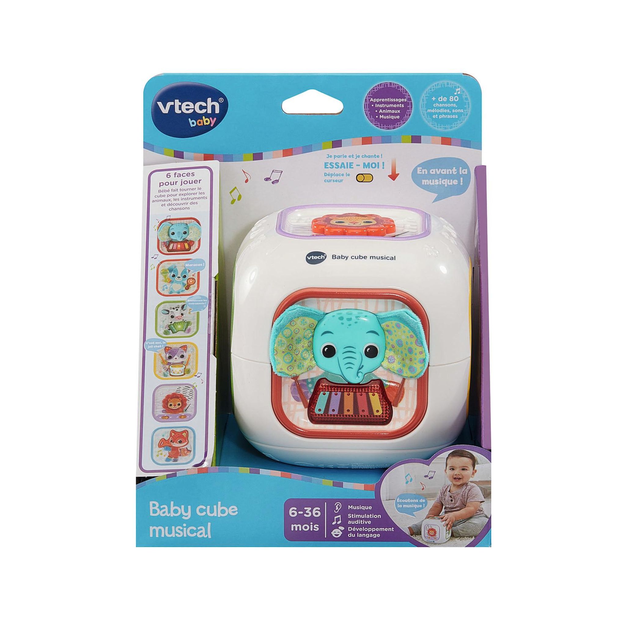 Voir la diapositive 7 : VTECH Baby cube musical