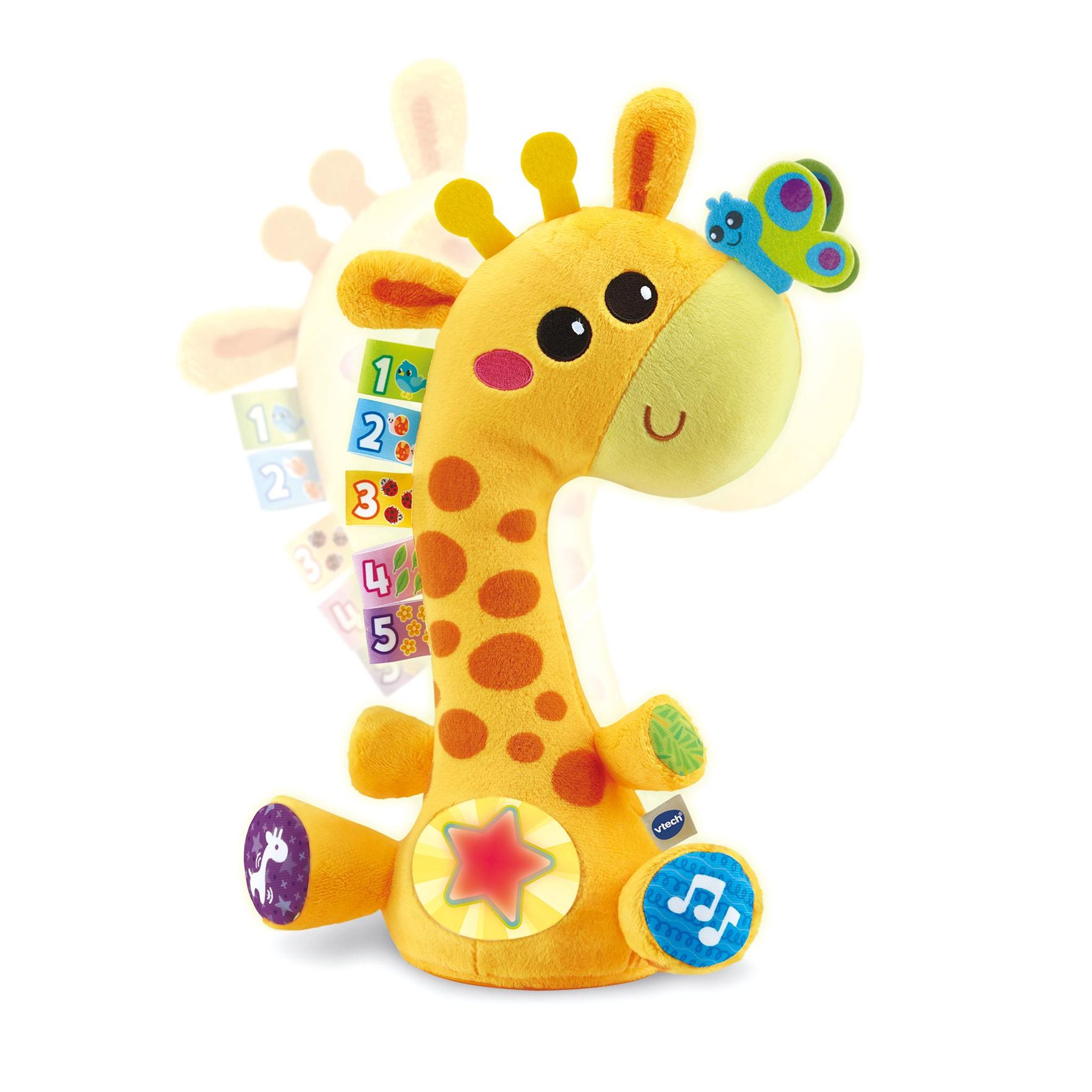 Voir la diapositive 2 : VTECH Ma girafe Moov Groov