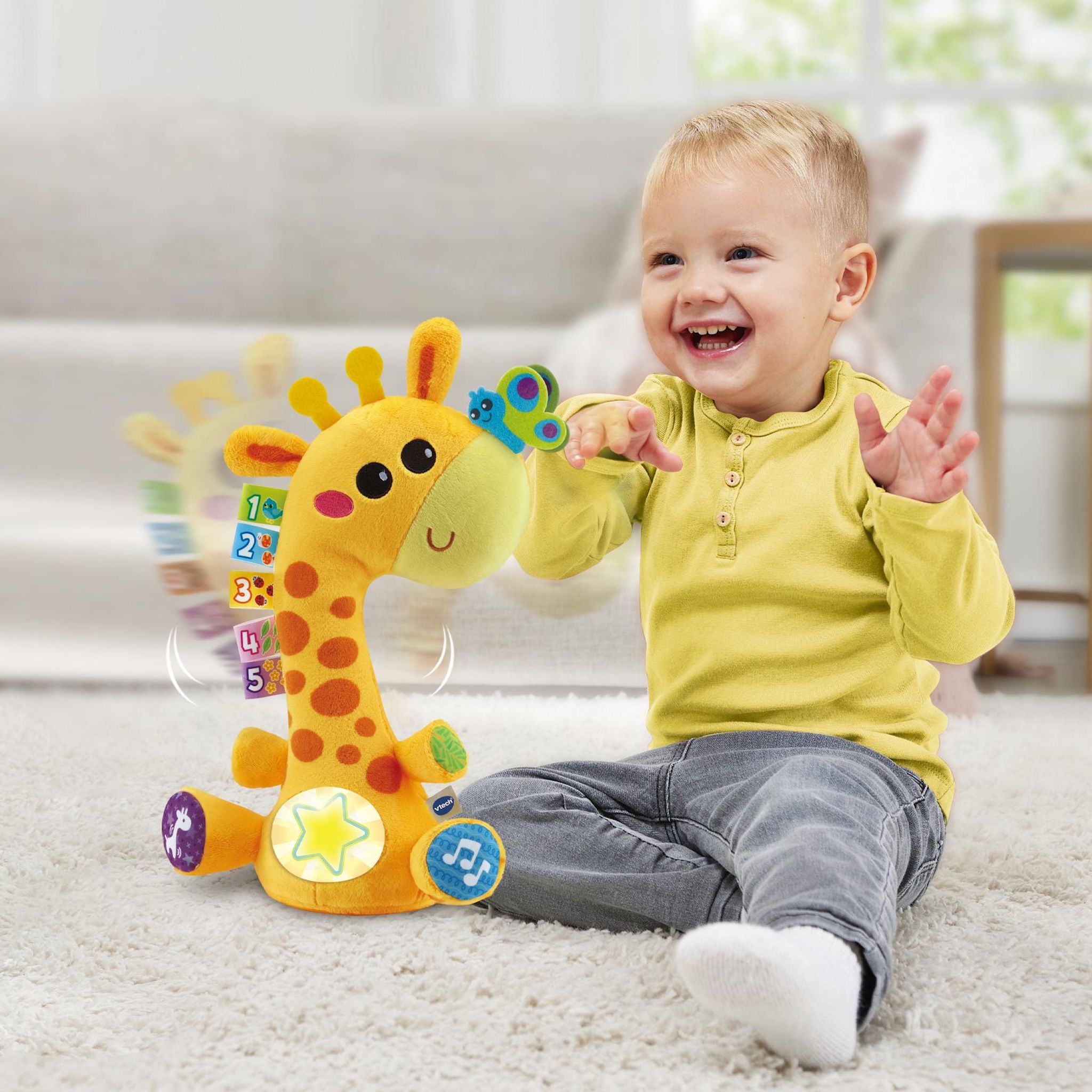 Voir la diapositive 5 : VTECH Ma girafe Moov Groov