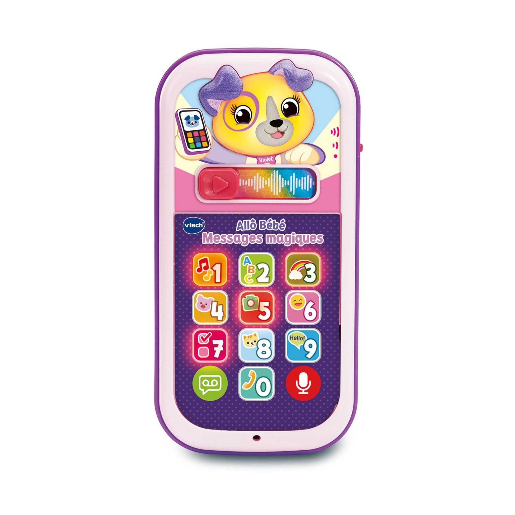 VTECH Allo Bébé messages magiques - Rose