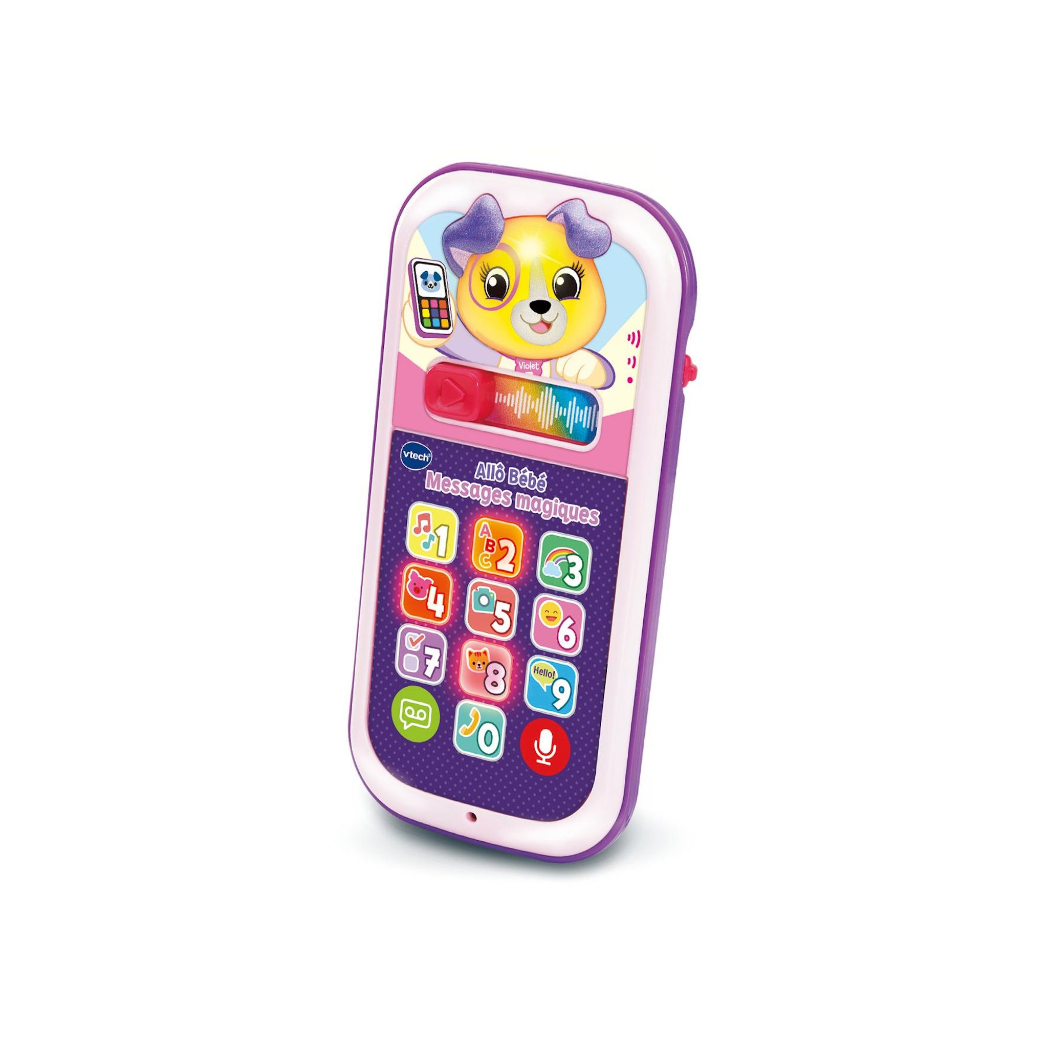 Voir la diapositive 2 : VTECH Allo Bébé messages magiques - Rose