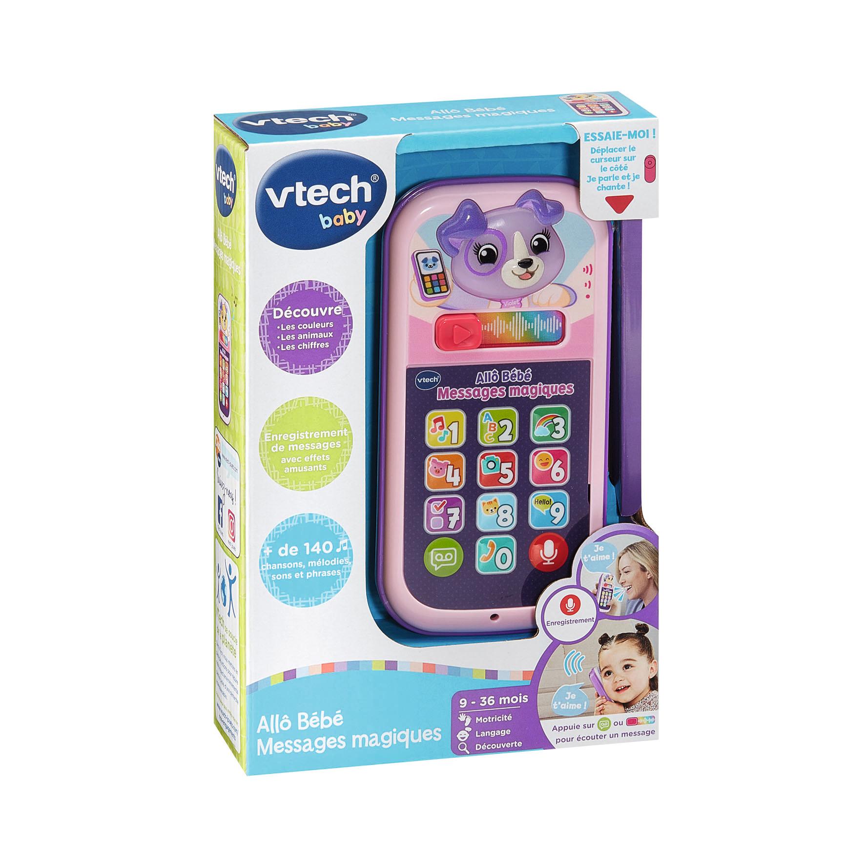 Voir la diapositive 3 : VTECH Allo Bébé messages magiques - Rose