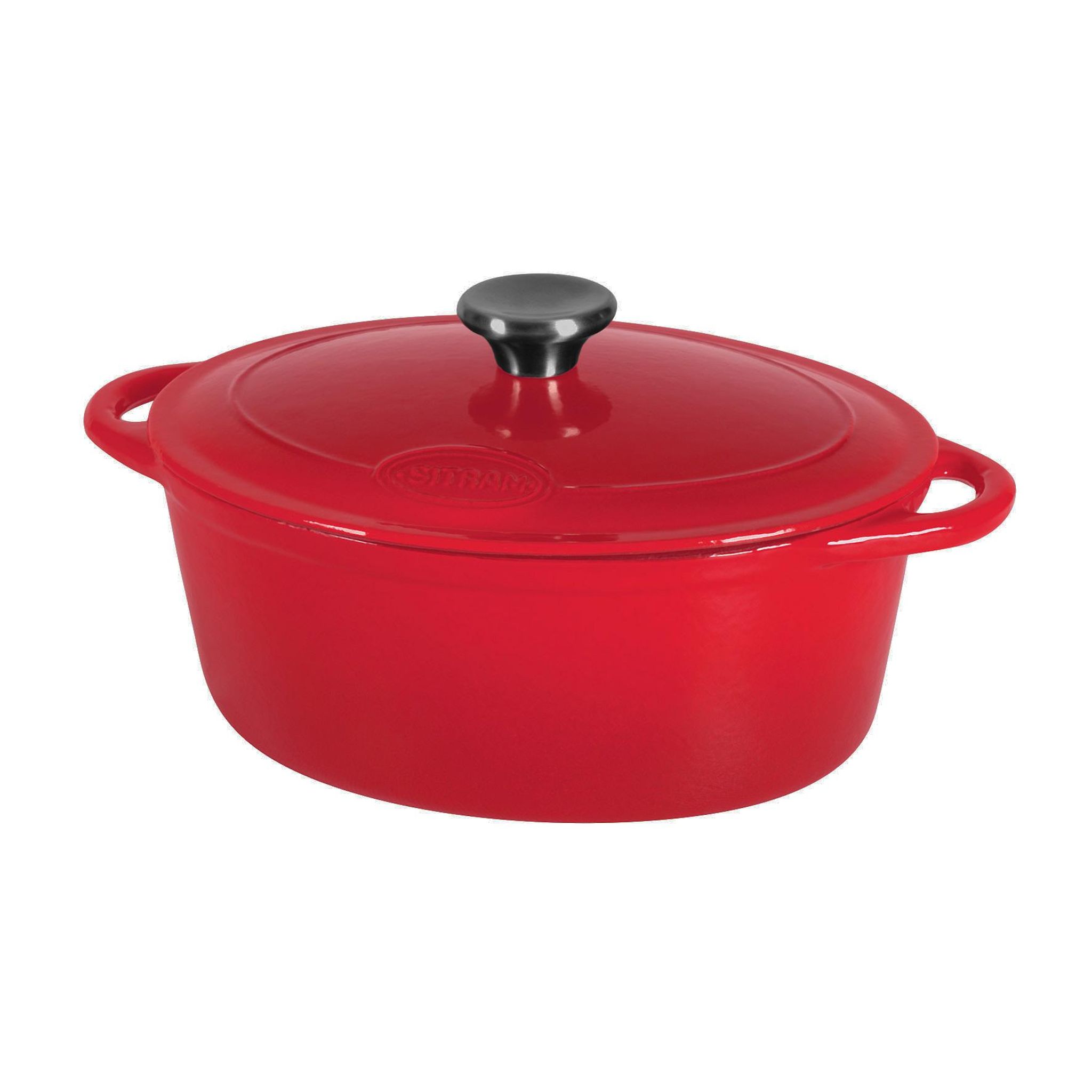 SITRAM Cocotte ronde 9 L tous feux dont induction - Rouge