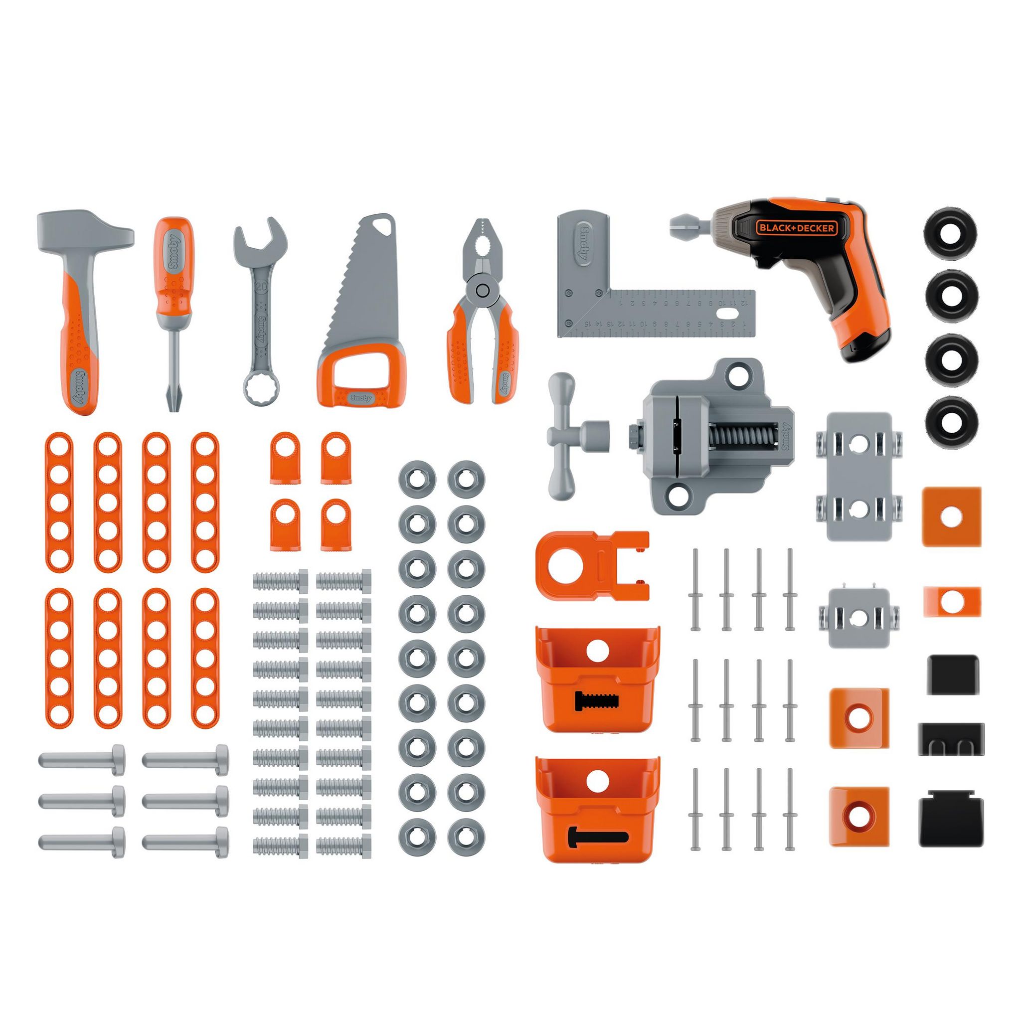 Voir la diapositive 3 : SMOBY Établi de bricolage avec visseuse