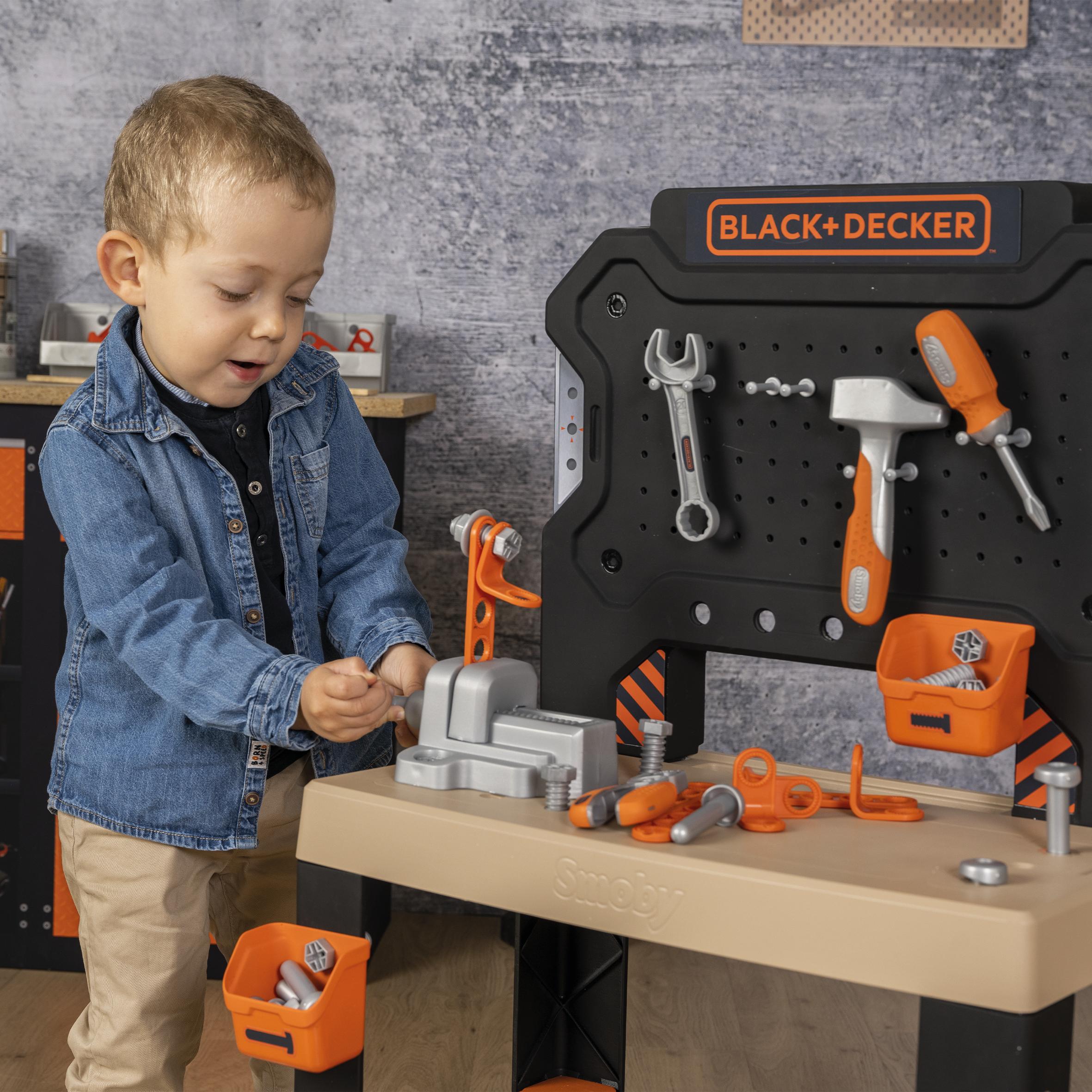 Voir la diapositive 4 : SMOBY Établi de bricolage avec visseuse