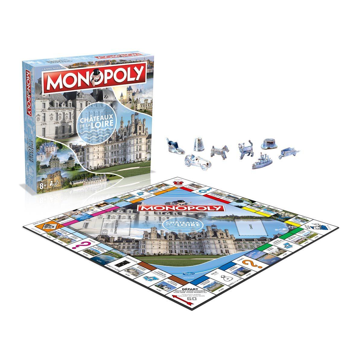 Voir la diapositive 4 : WINNING MOVES Jeu Monopoly Châteaux de la Loire
