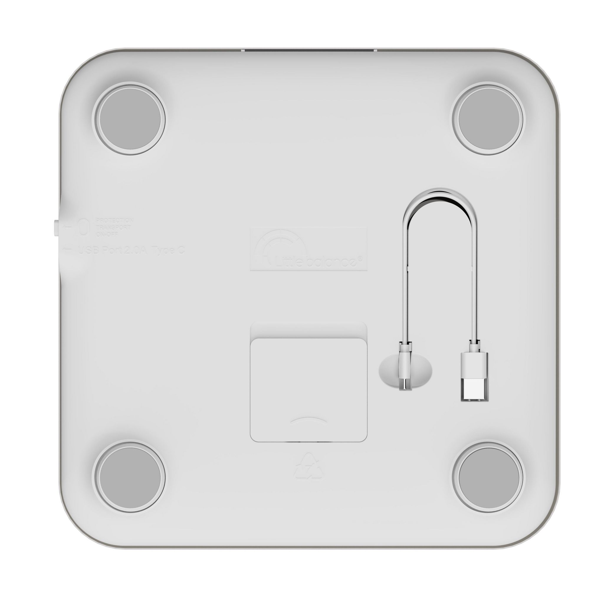 Voir la diapositive 5 : LITTLE BALANCE Pèse personne impédancemètre électronique ic-X4-Visio+ - Noir