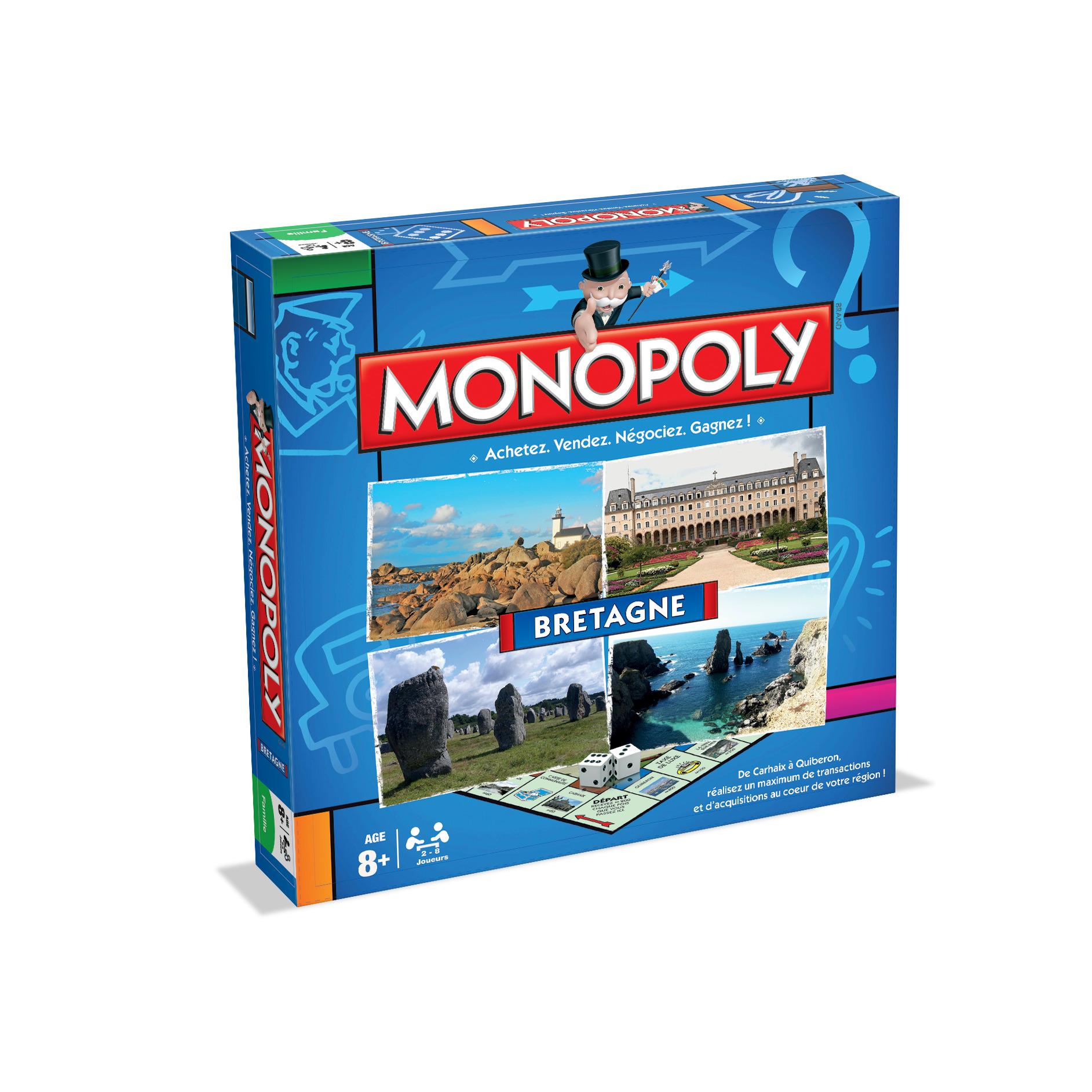 WINNING MOVES Jeu Monopoly Bretagne