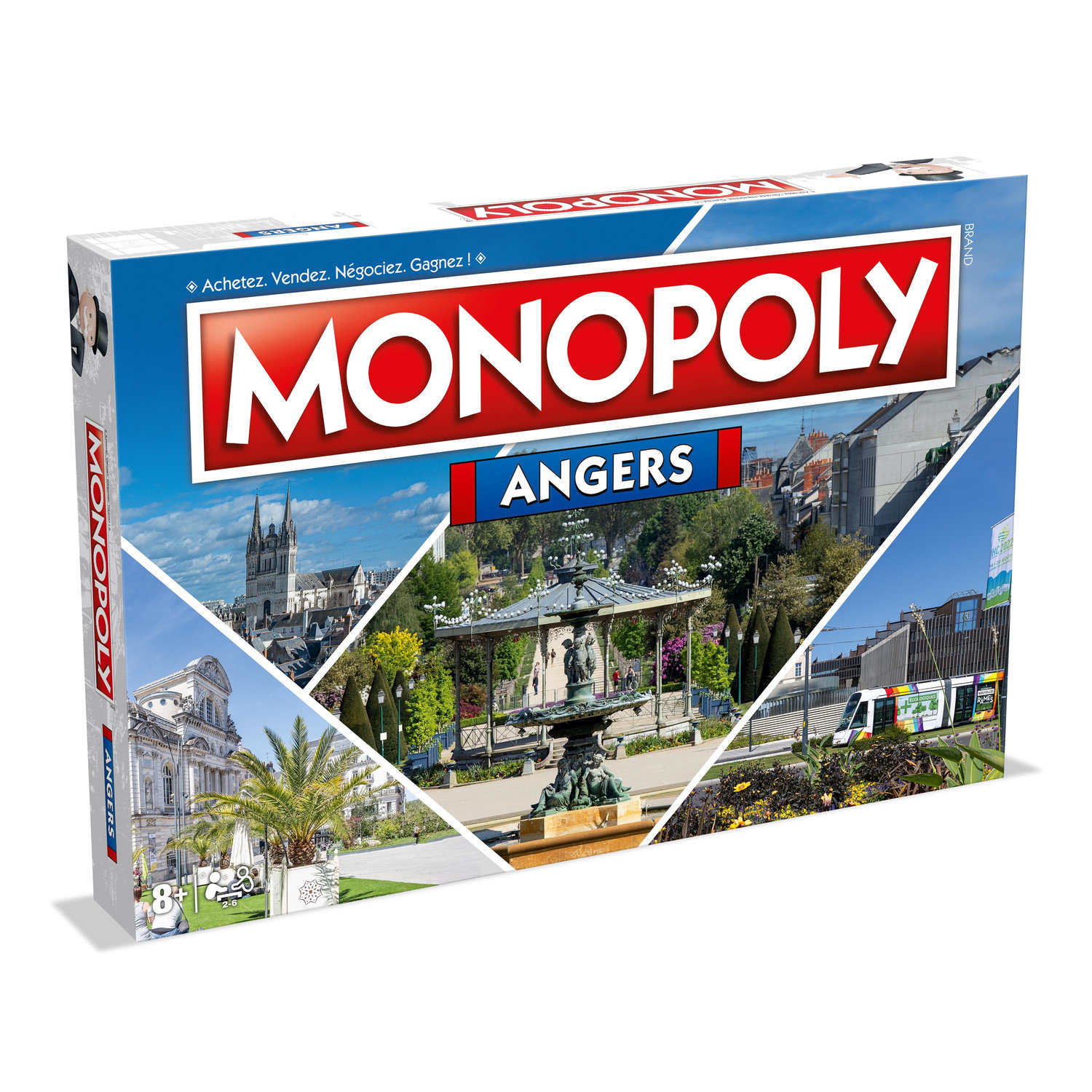 Jeu De Plateau Winning Moves WM04523-FRE-6 – Monopoly Angers, 2 à 6 Joueurs - vue 10