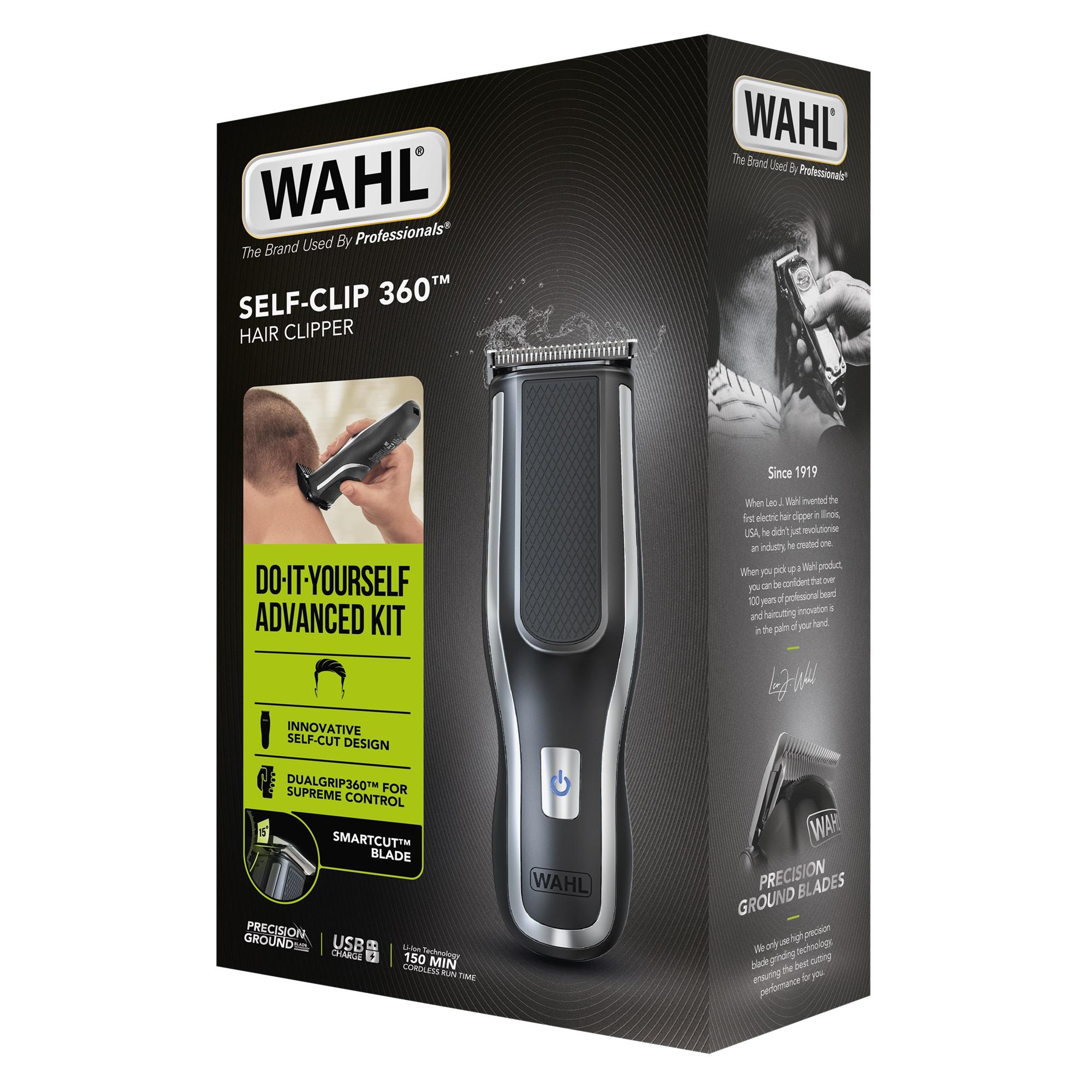 Voir la diapositive 3 : WAHL Tondeuse cheveux SELF CLIP - Noir
