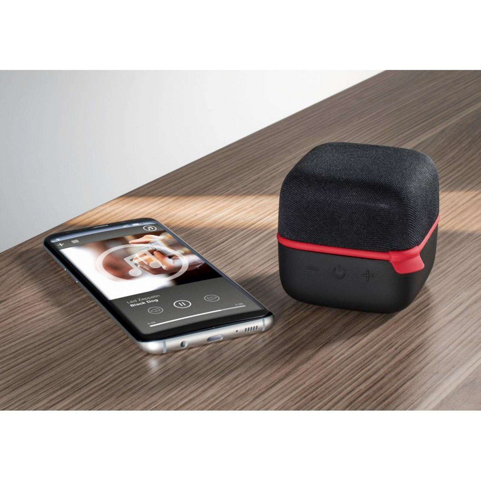 Voir la diapositive 6 : TELEFUNKEN Enceinte portable TLAU 10 - Noir et Rouge