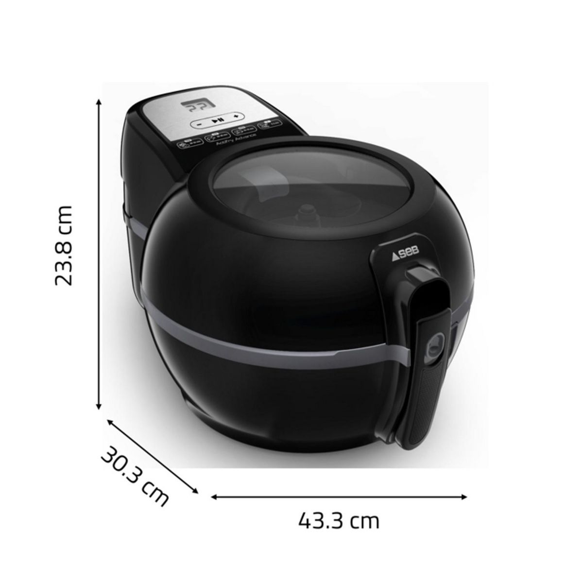 SEB Friteuse sans huile à air chaud FZ727800 - Noir