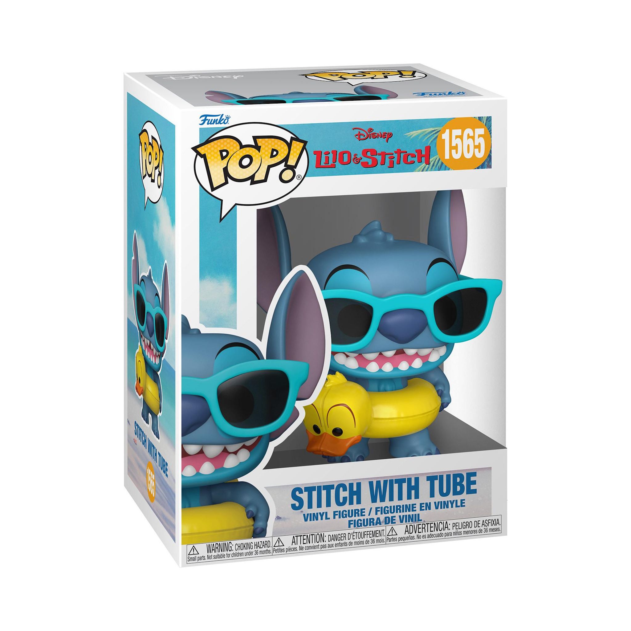 FUNKO Figurine Pop Lilo & Stitch Stitch with tube Disney
