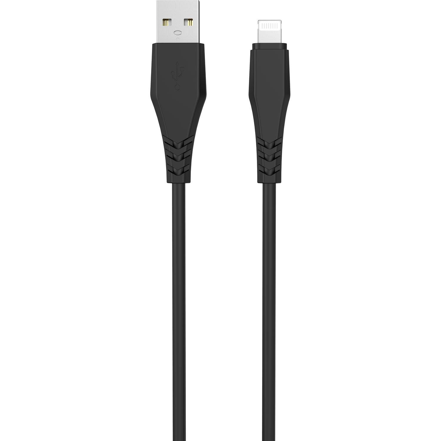 Voir la diapositive 2 : QILIVE Câble de charge USB A / Lightning - Noir