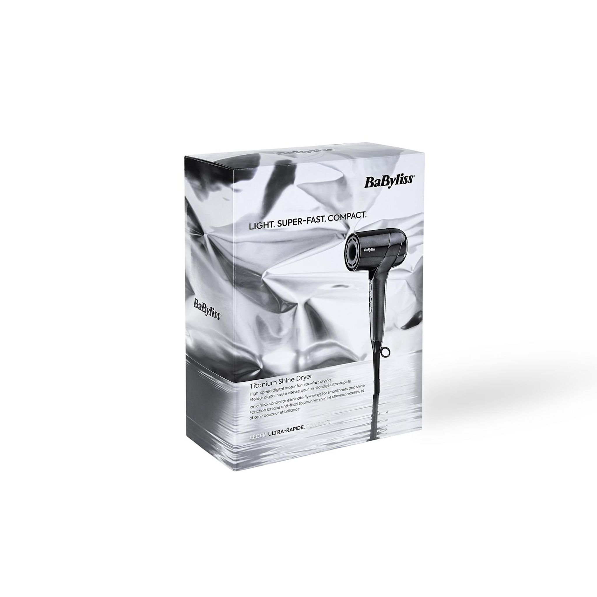 Voir la diapositive 2 : BABYLISS Sèche cheveux D6200DE - Gris