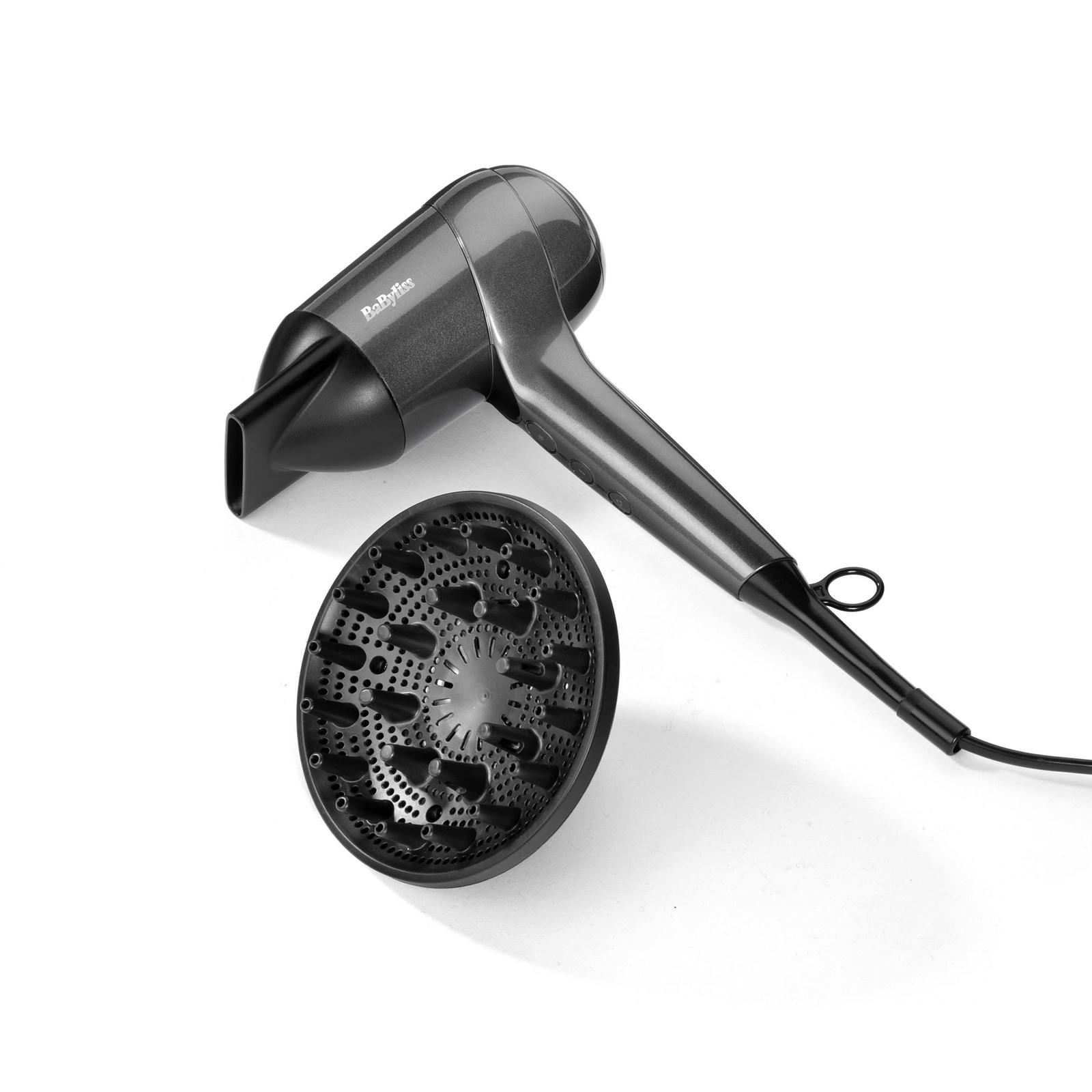 Voir la diapositive 13 : BABYLISS Sèche cheveux D6200DE - Gris