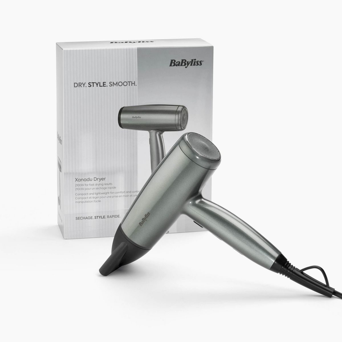 BABYLISS Sèche cheveux D581E - Gris