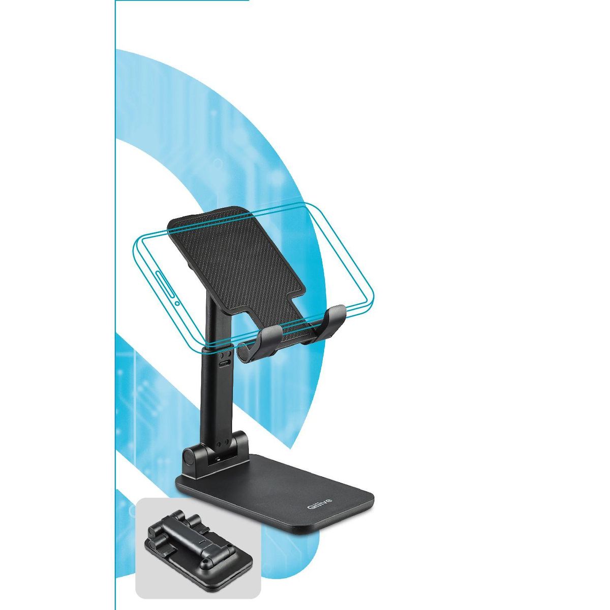 QILIVE Support de bureau pour téléphone