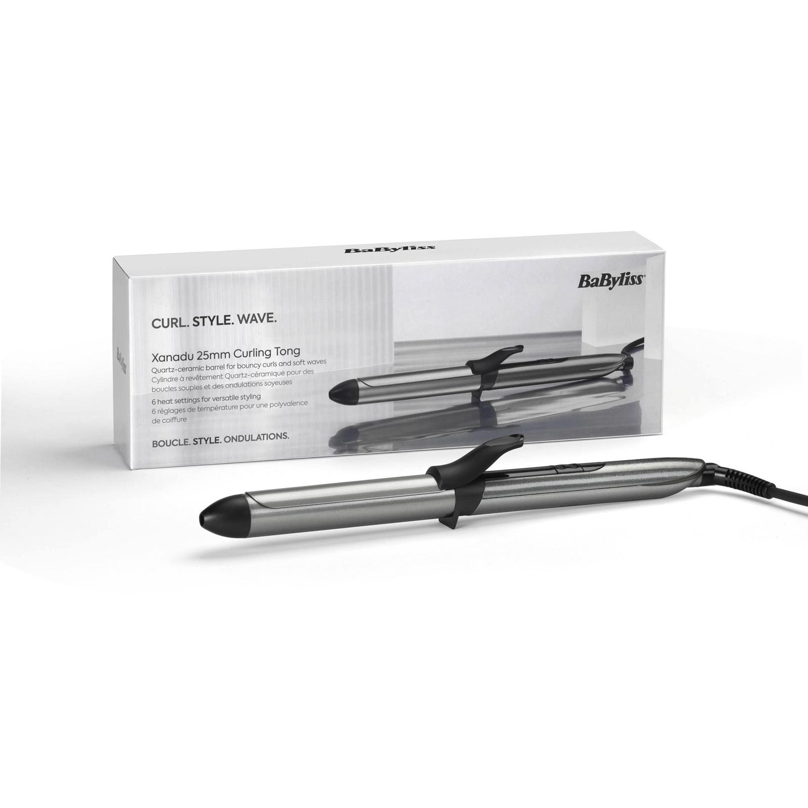 Voir la diapositive 2 : BABYLISS Boucleur manuel à pince C261E - Gris