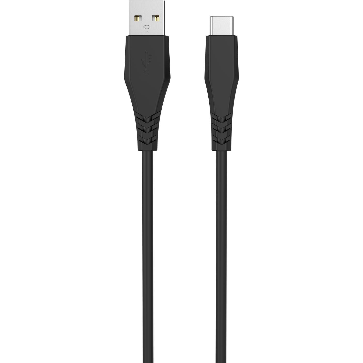Voir la diapositive 2 : QILIVE Câble de charge USB A/USB C - Noir