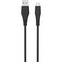 Voir la diapositive 2 : QILIVE Câble de charge USB A/USB C - Noir