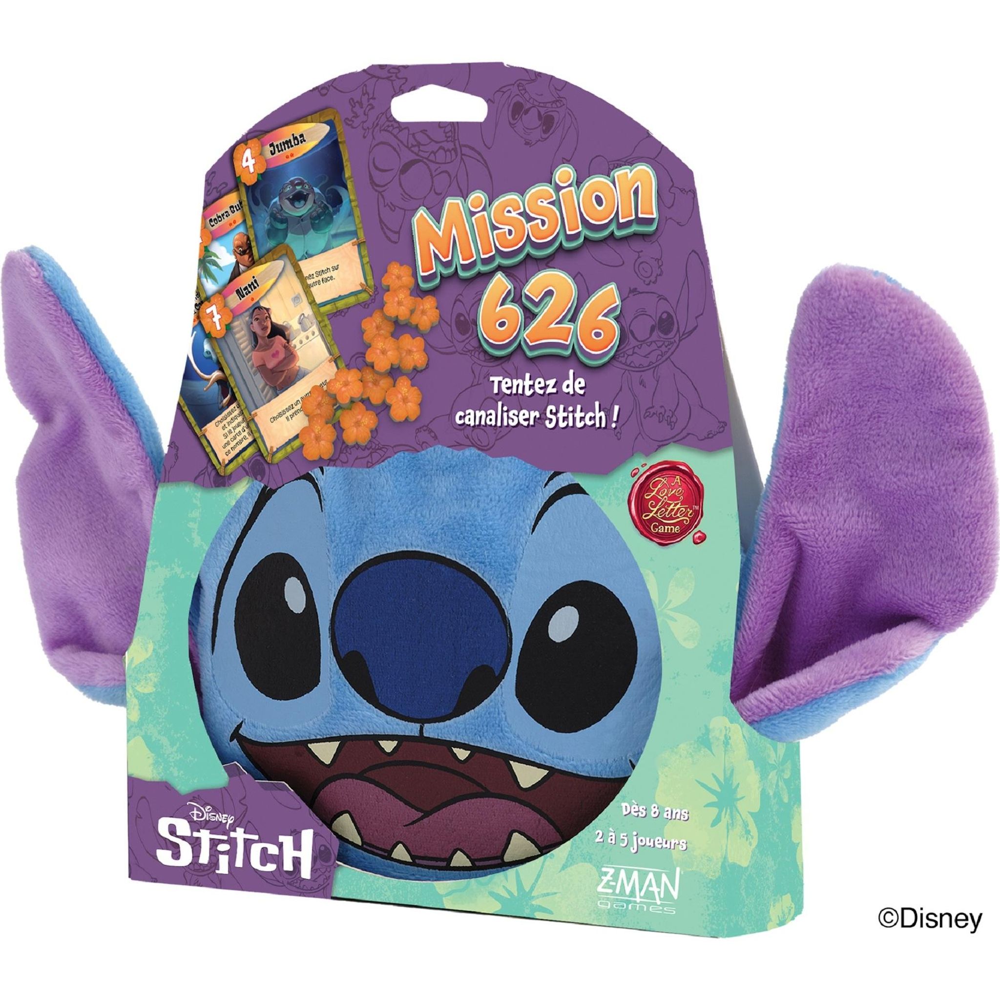 Voir la diapositive 3 : ASMODEE Peluche Stitch Love Letter