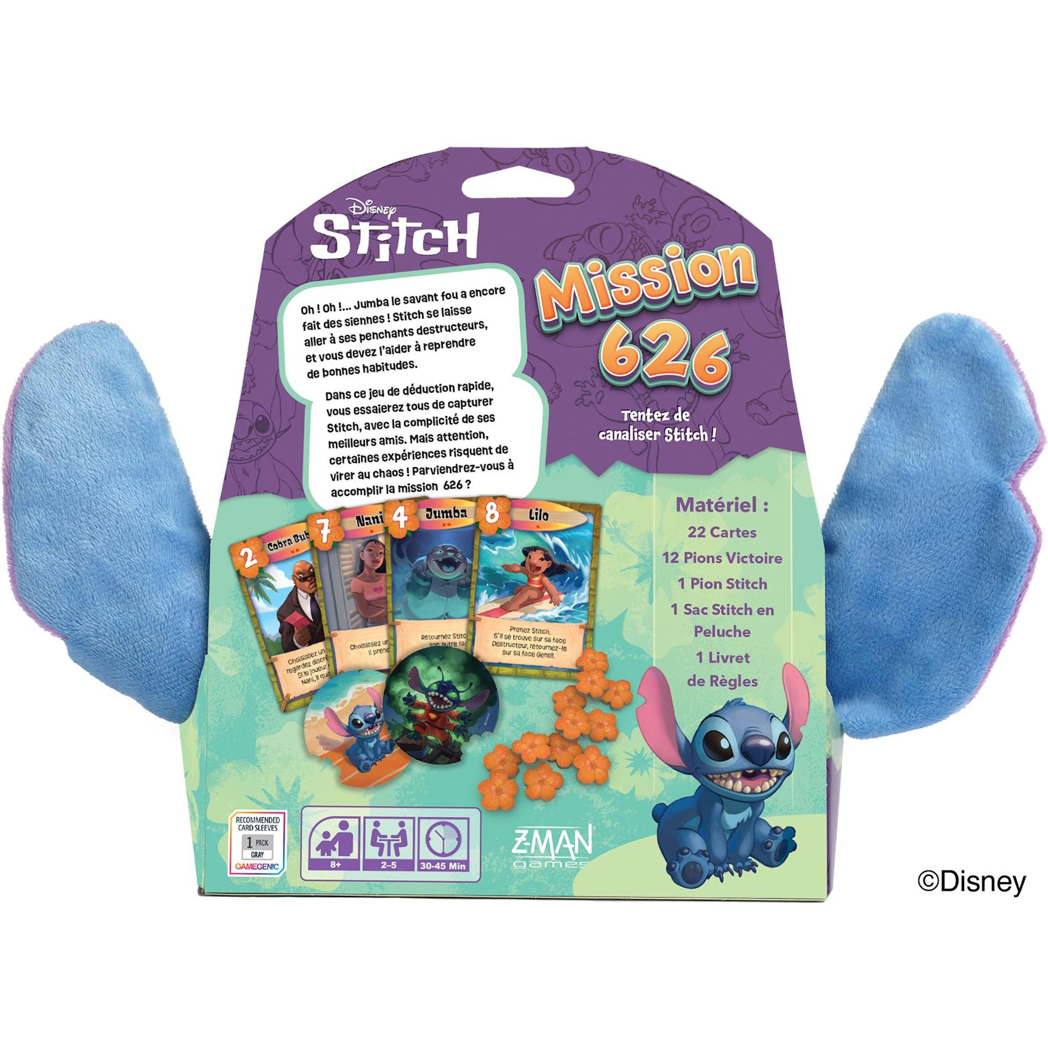 Voir la diapositive 4 : ASMODEE Peluche Stitch Love Letter