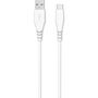 Voir la diapositive 2 : QILIVE Câble de charge USB A/USB C - Blanc
