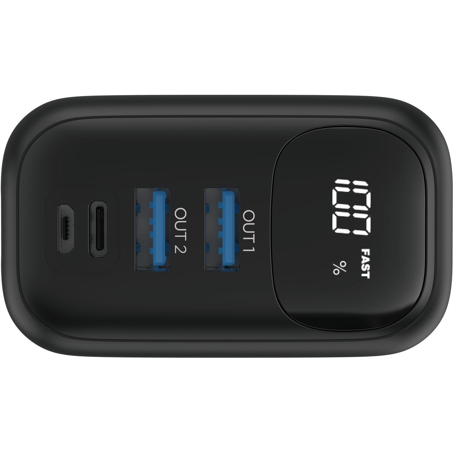 Voir la diapositive 2 : QILIVE Batterie Externe 30 000mAh 20W - Noir
