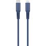 Voir la diapositive 2 : QILIVE Câble de charge USB C/Lightning Textile - Bleu