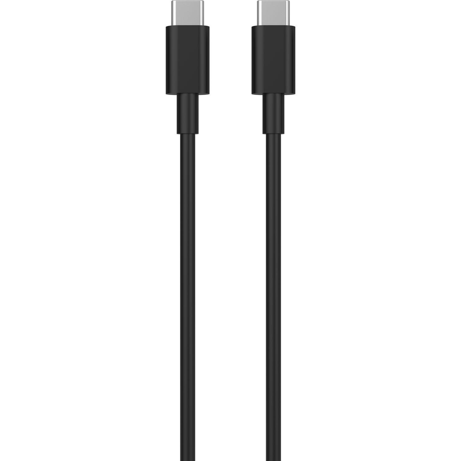 Voir la diapositive 2 : QILIVE Câble de charge USB C/USB C - Noir