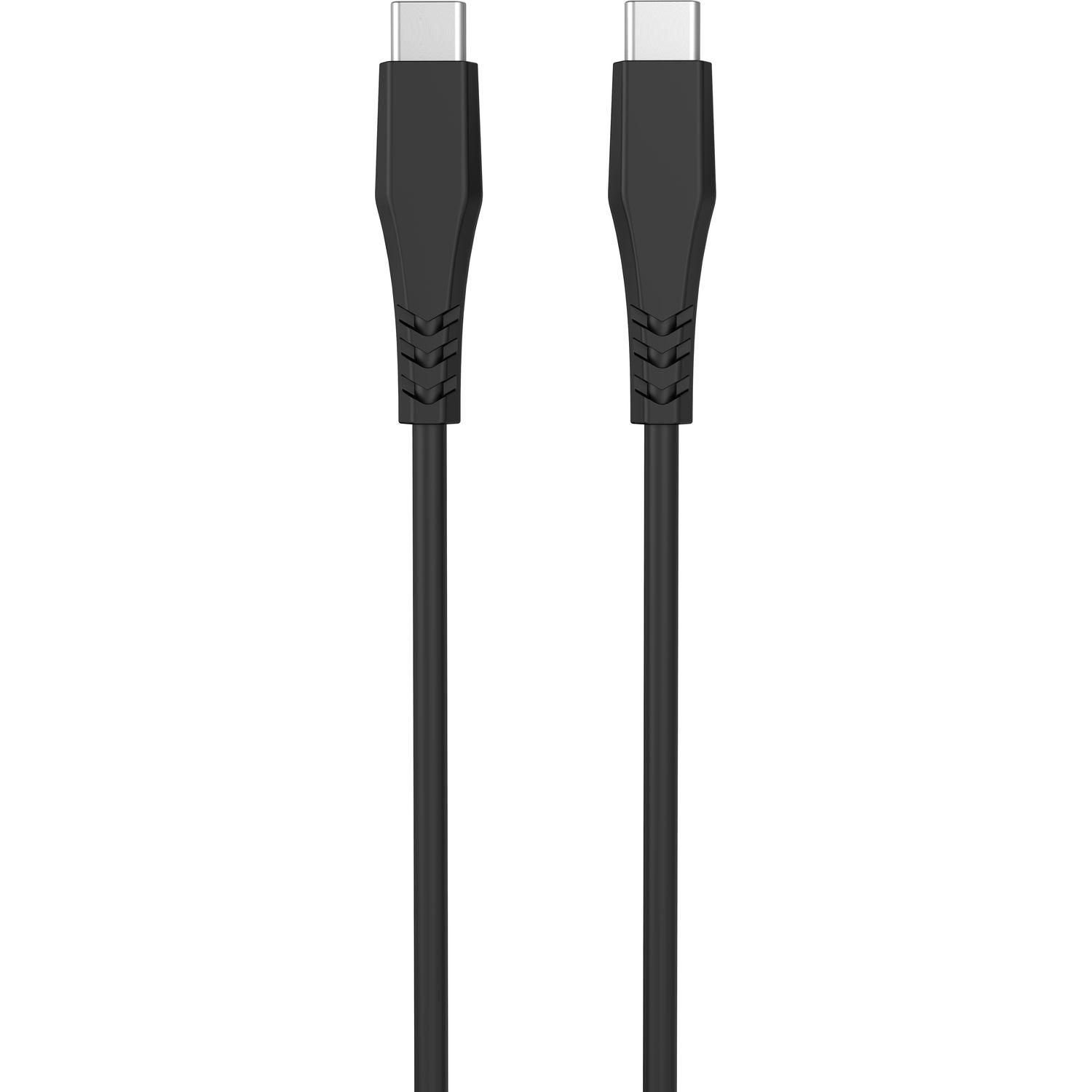 Voir la diapositive 2 : QILIVE Câble de charge USB C/USB C - Noir