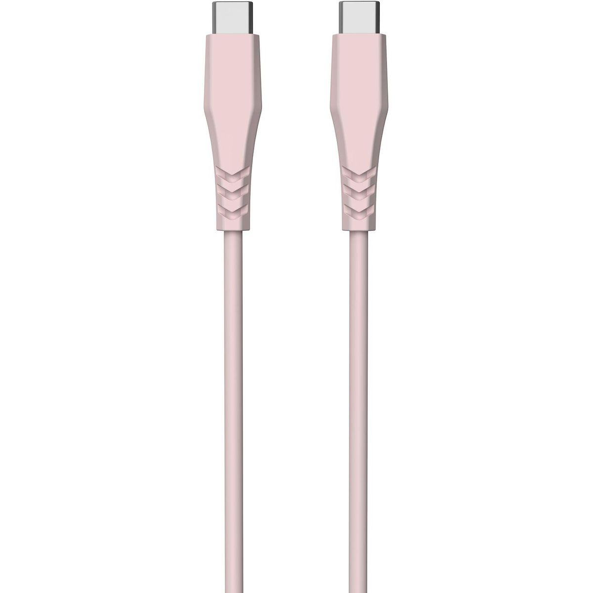 QILIVE Câble de charge USB C/USB C - Rose