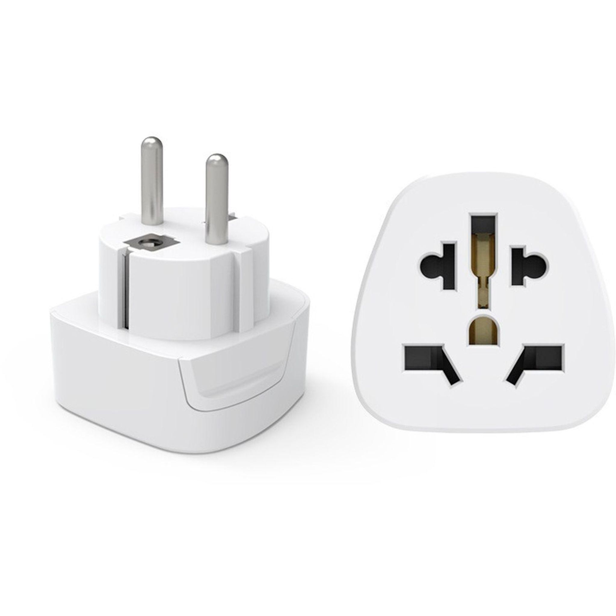 QILIVE Charge Secteur Adaptateur Monde/Europe - Blanc