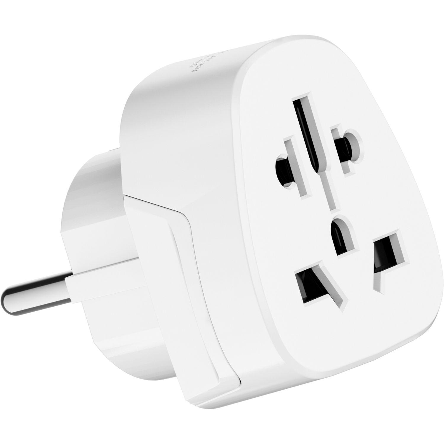 Voir la diapositive 4 : QILIVE Charge Secteur Adaptateur Monde/Europe - Blanc
