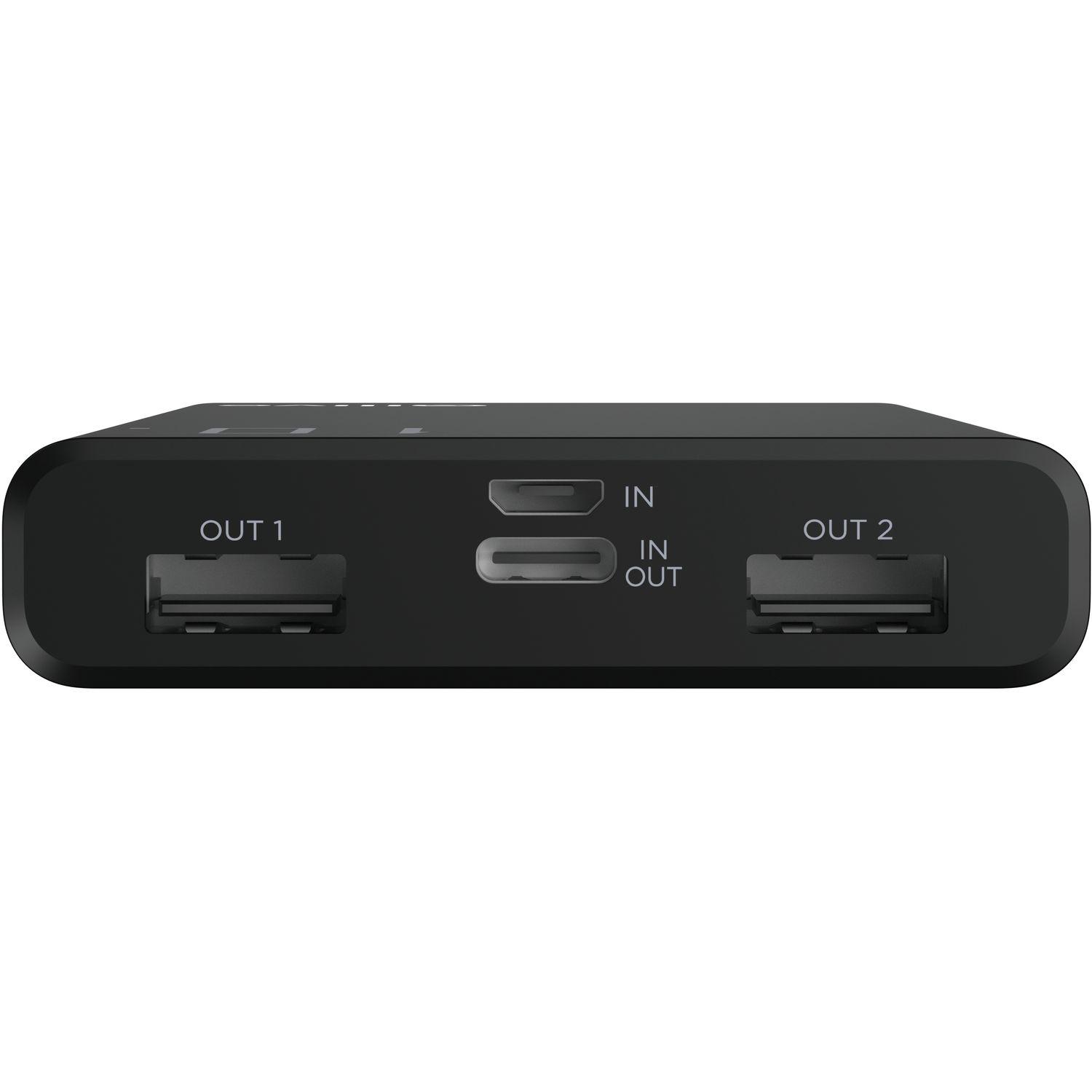 Voir la diapositive 2 : QILIVE Batterie Externe 10 000mAh 15W - Noir