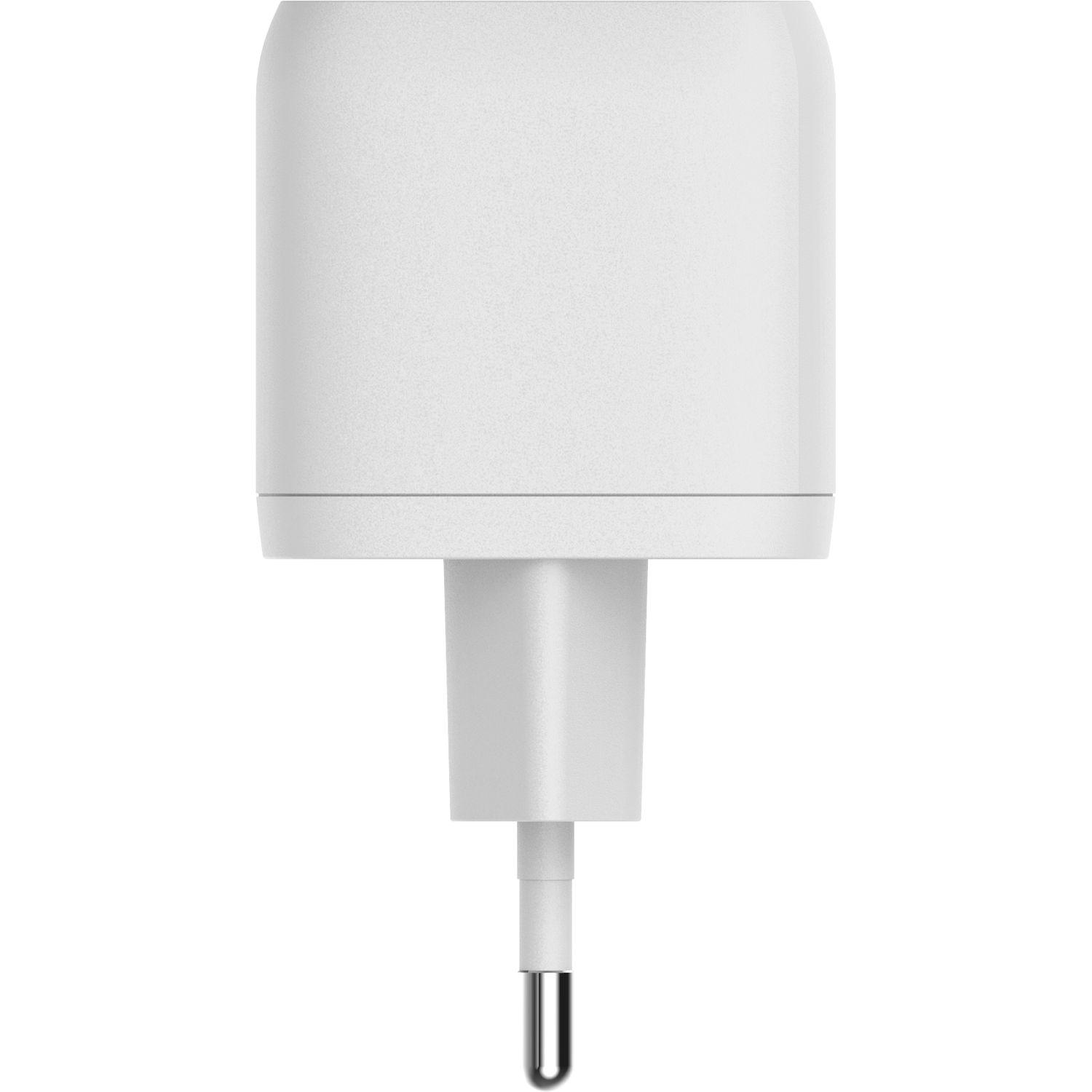 Voir la diapositive 2 : QILIVE Chargeur 1 sortie USB C/1 USB A 37W - Blanc