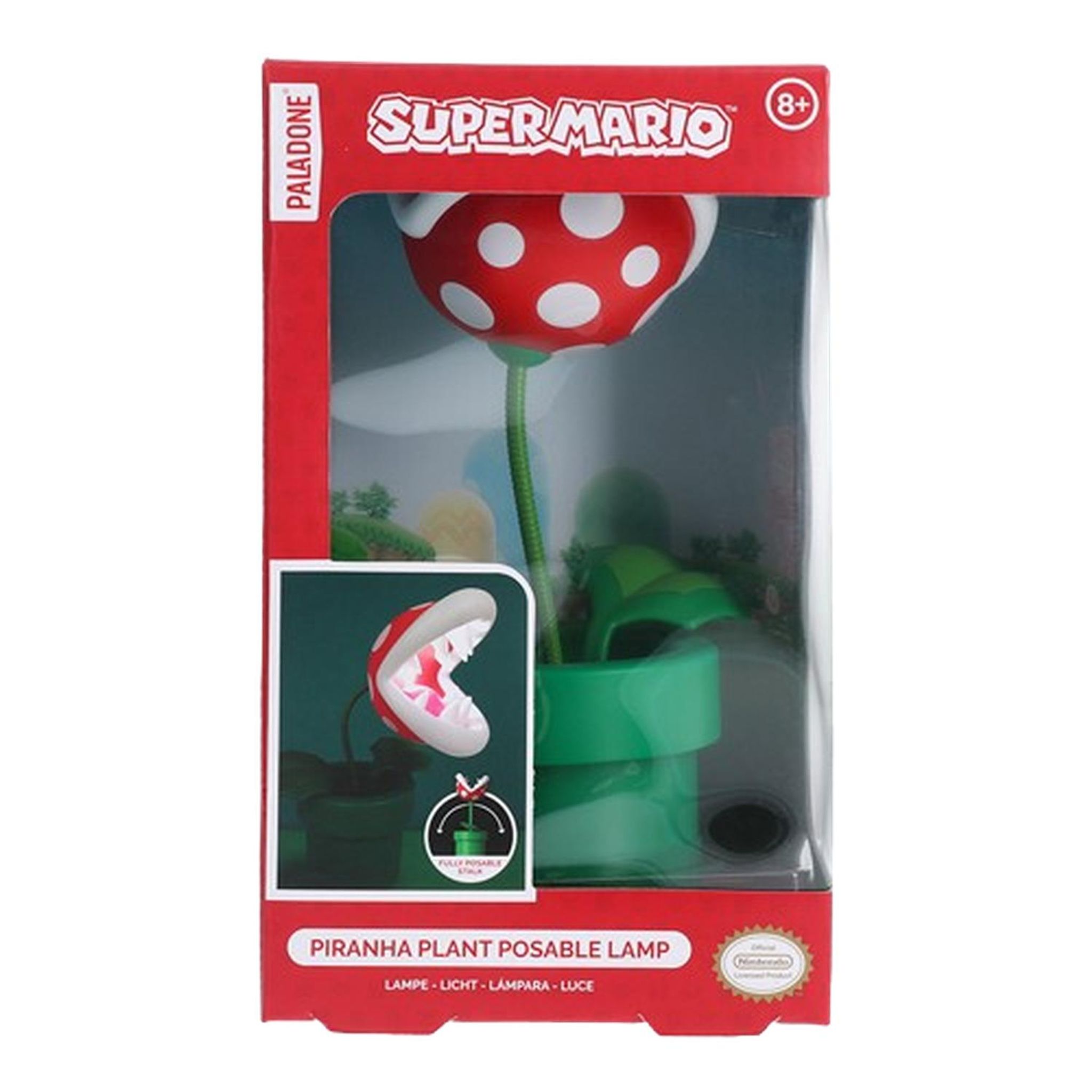 WTT Lampe mini plante piranha Super Mario
