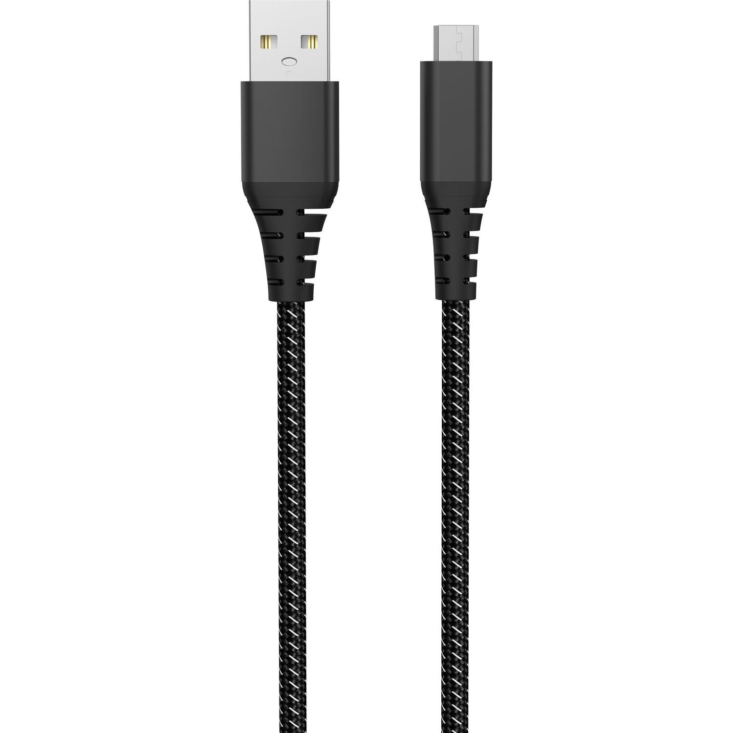Voir la diapositive 2 : QILIVE Câble de charge USB C/MUSB - Noir