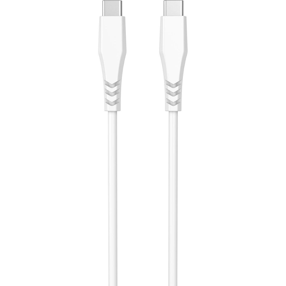 QILIVE Câble de charge USB C/USB C - Blanc