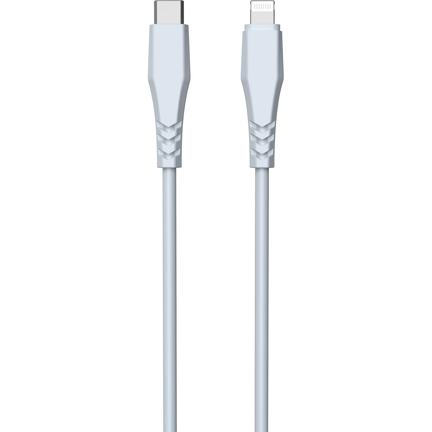 Voir la diapositive 2 : QILIVE Câble de charge USB C/Lightning - Bleu