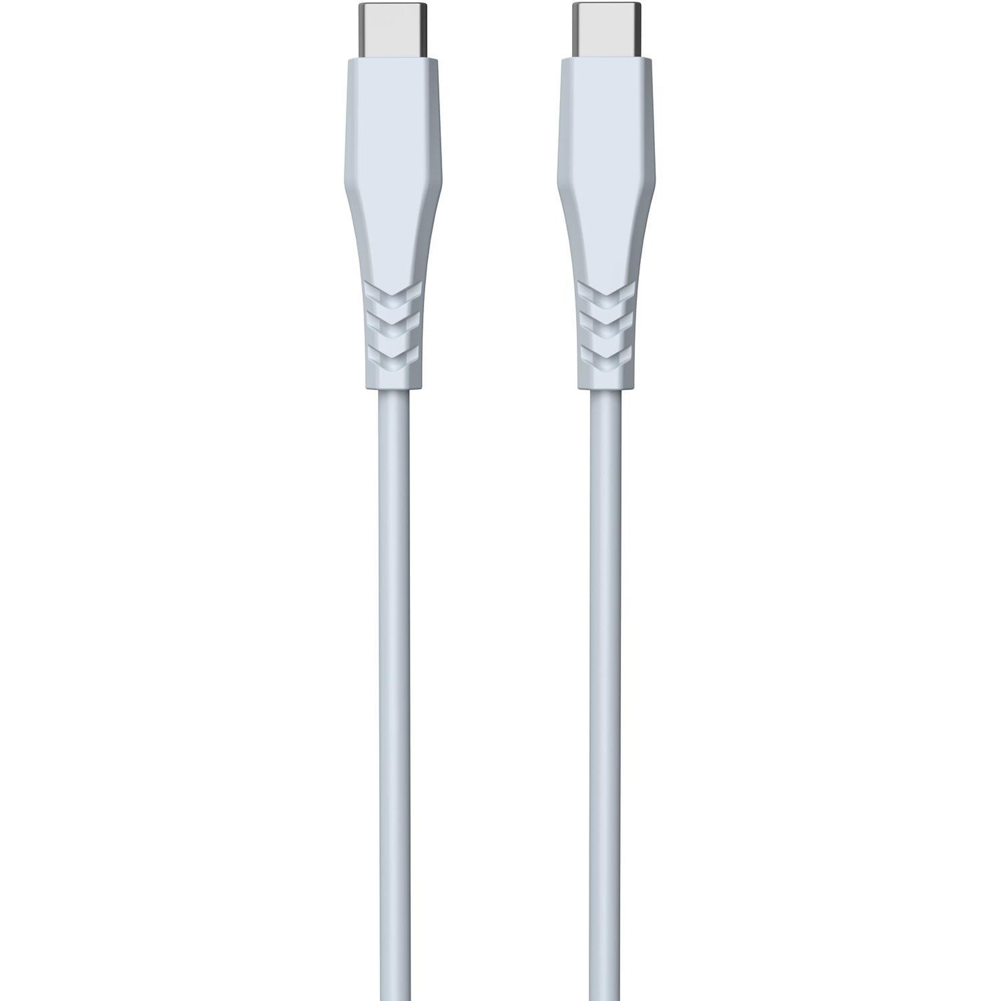 Voir la diapositive 2 : QILIVE Câble de charge USB C/USB C - Bleu