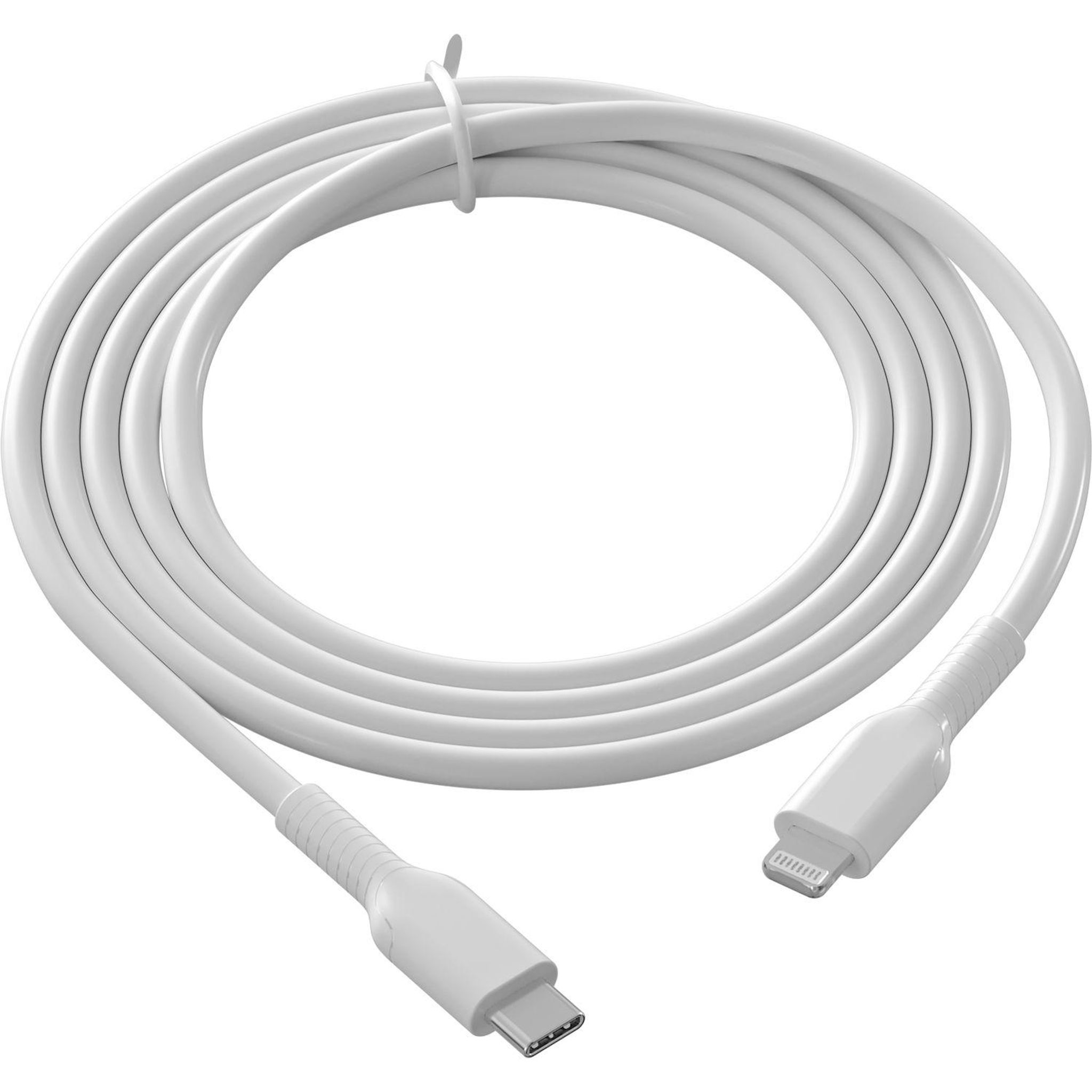 Voir la diapositive 3 : QILIVE Chargeur Secteur USB C/Lightning 20W - Blanc