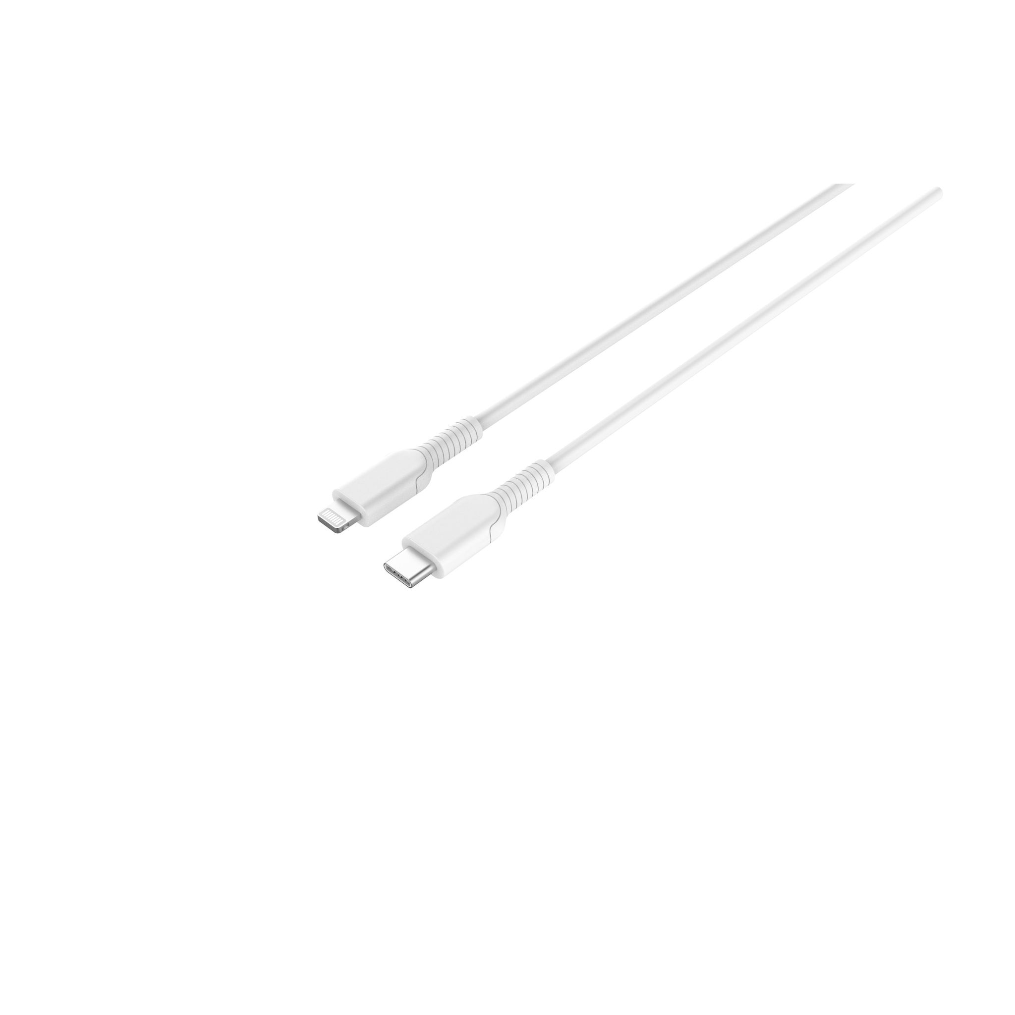Voir la diapositive 4 : QILIVE Chargeur Secteur USB C/Lightning 20W - Blanc
