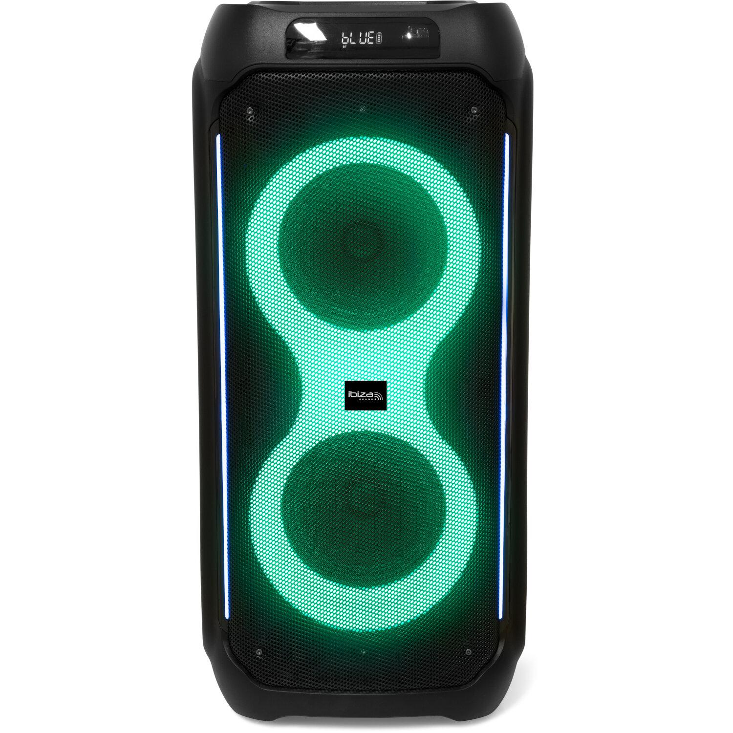 Voir la diapositive 2 : IBIZA Enceinte Highpower Columba 800 Bluetooth - Noire