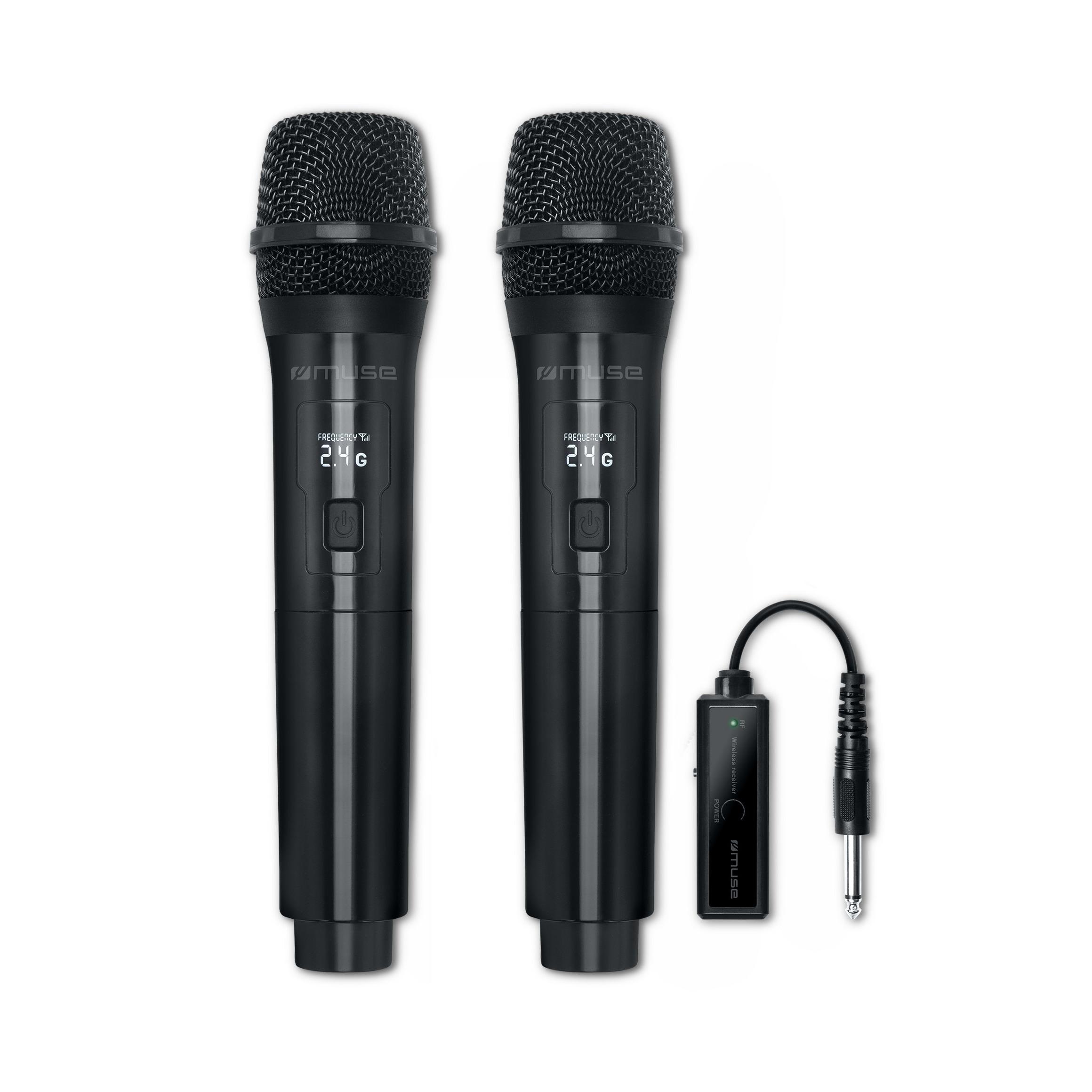 Voir la diapositive 2 : MUSE Double Micro sans fil MC-50WI - Noir