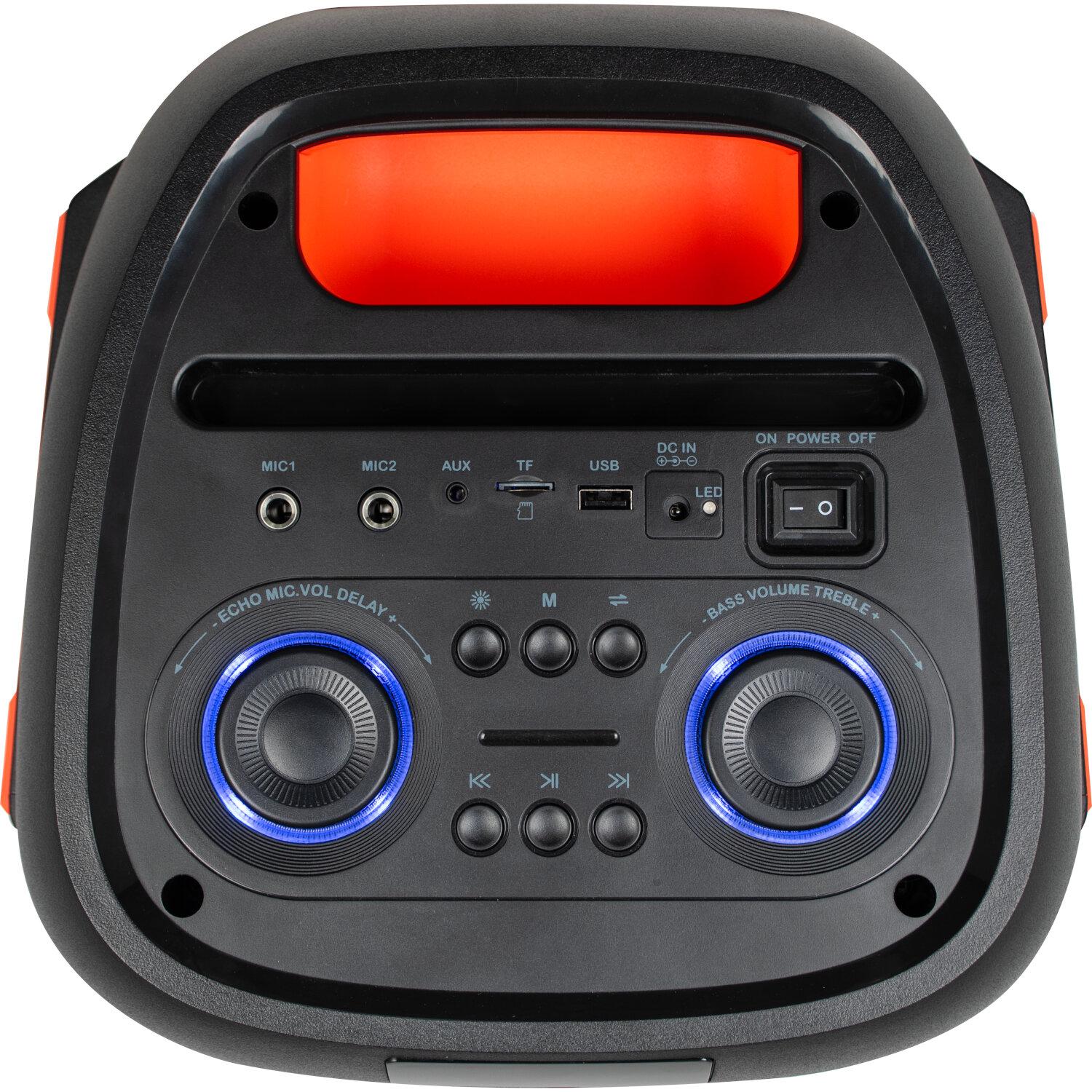 Voir la diapositive 4 : IBIZA Enceinte Highpower Columba 600 Bluetooth - Noir