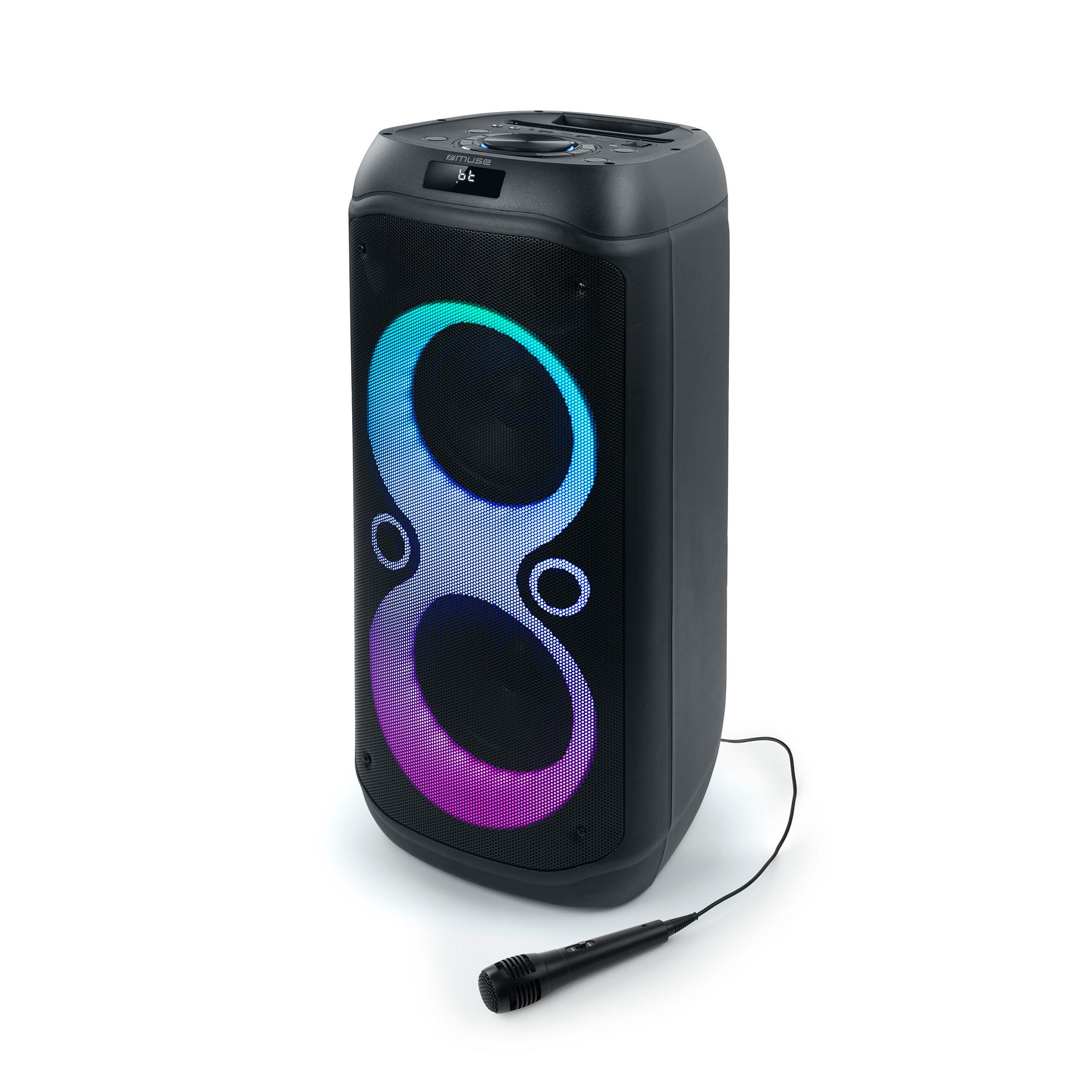 Voir la diapositive 2 : MUSE Enceinte Highpower M1937 DJ 74 cm - Noire
