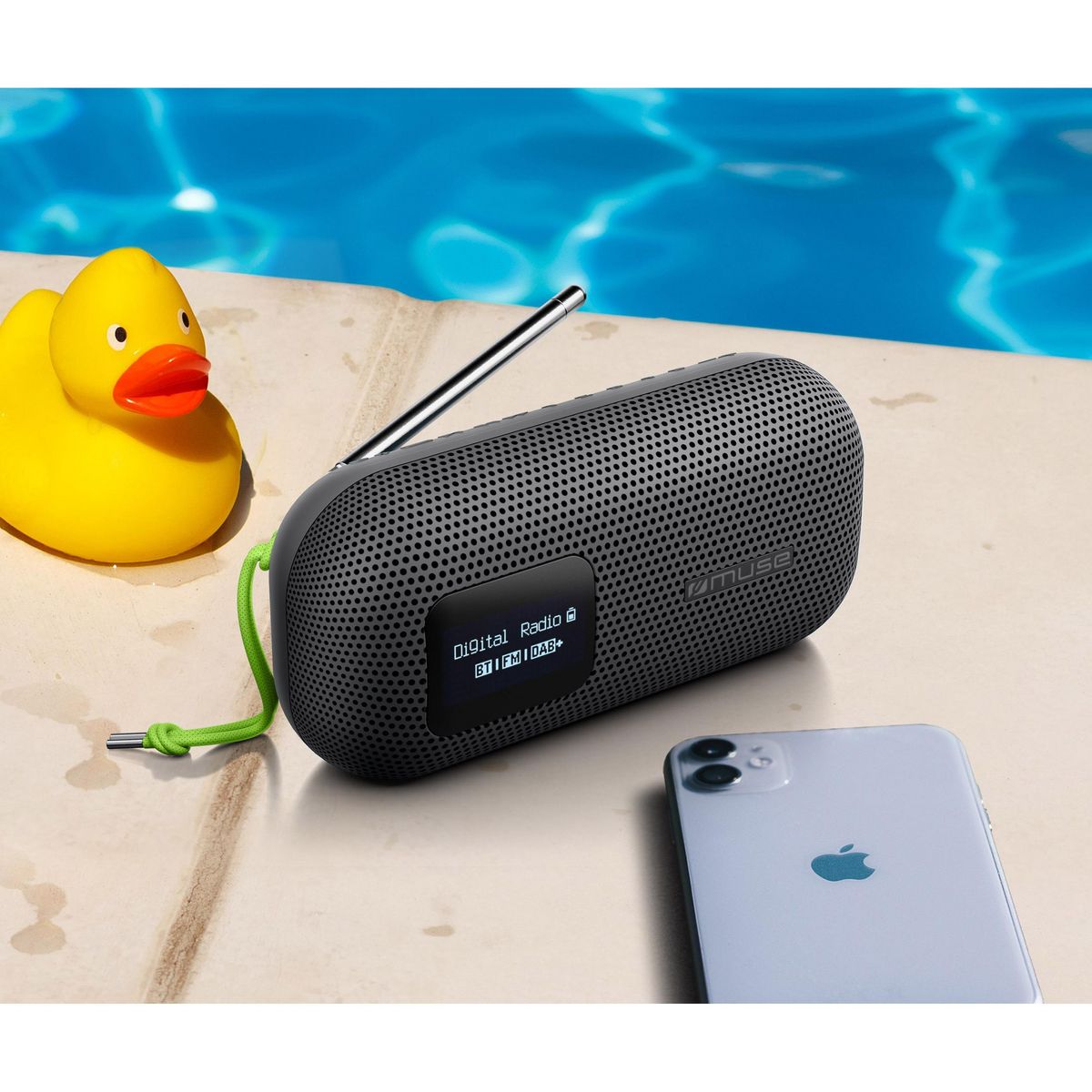 MUSE Radio Portable numérique M760 DBT DAB - Noir