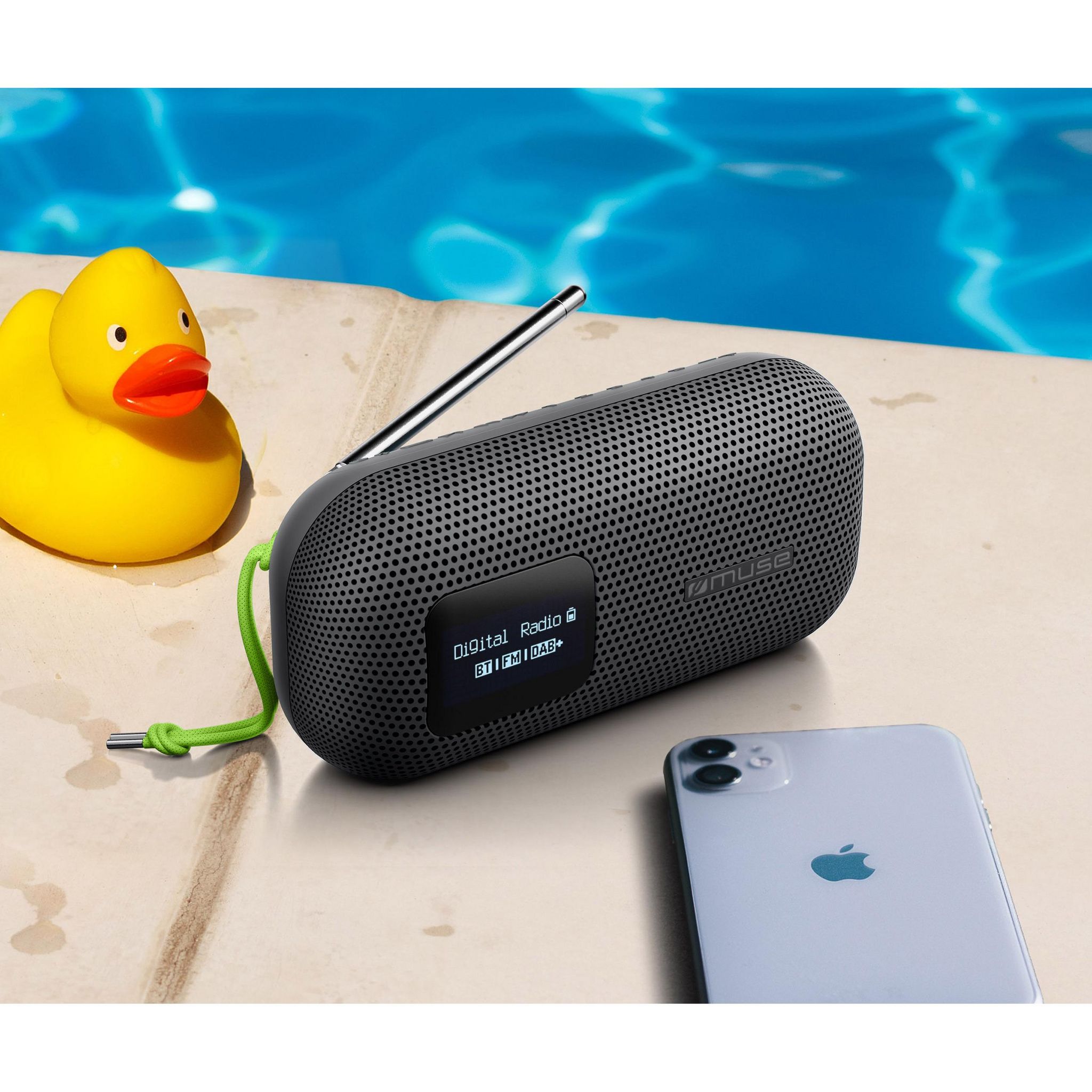 Voir la diapositive 3 : MUSE Radio Portable numérique M760 DBT DAB - Noir